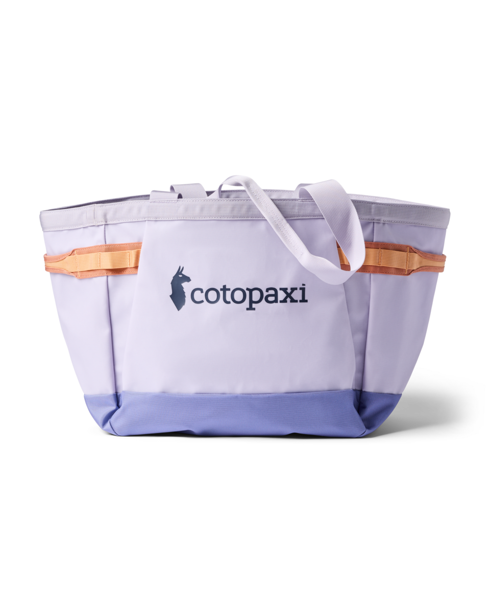 Cotopaxi Allpa 30L Gear Hauler Tote in Moonbeam — back view