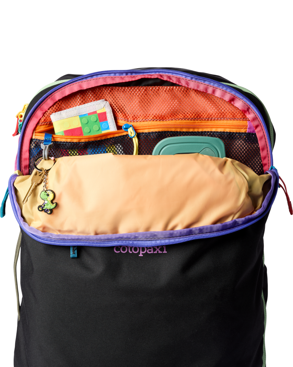 Cotopaxi Allpa 35L Travel Pack in Del Día Dark — interior view