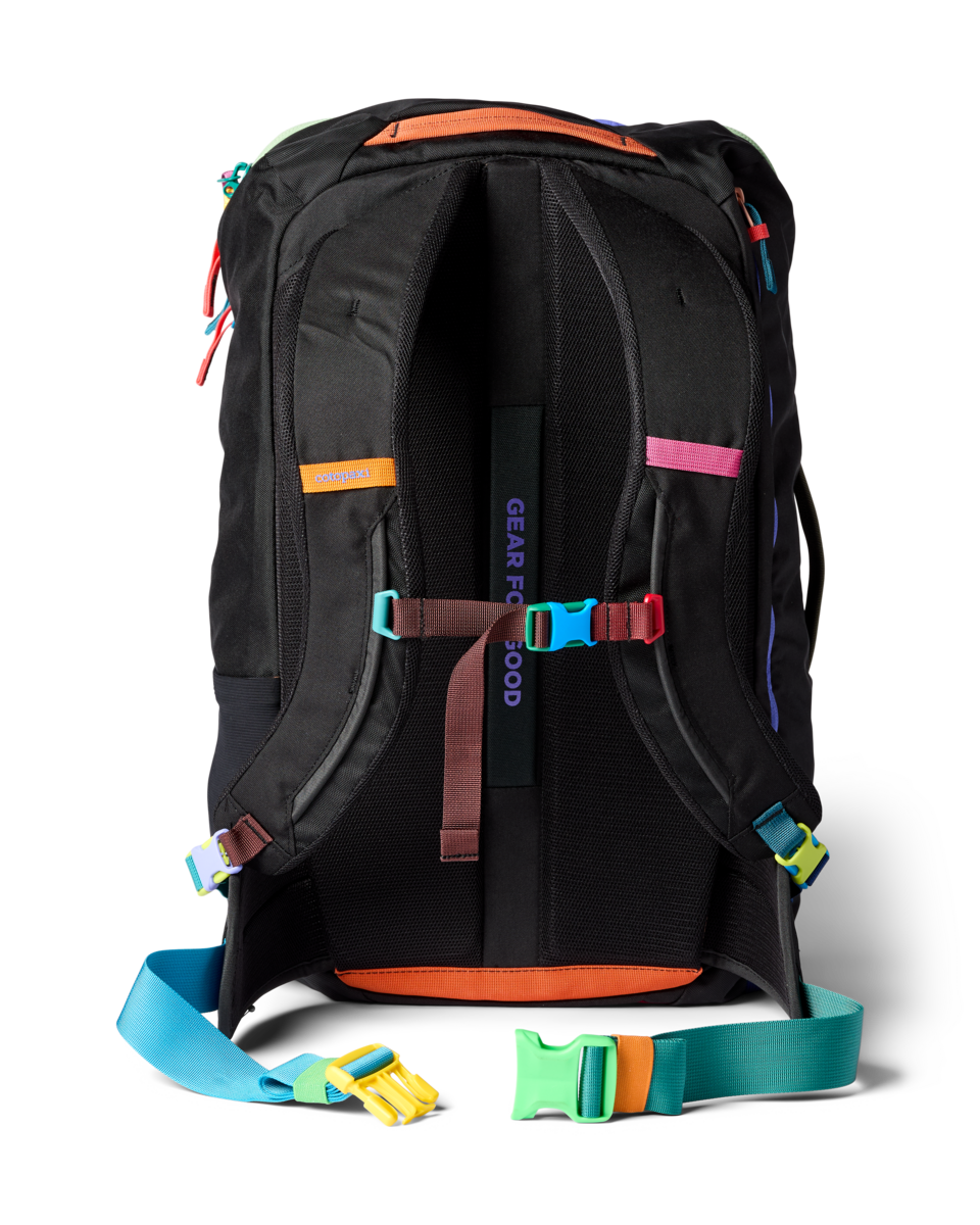 Cotopaxi Allpa 35L Travel Pack in Del Día Dark — back view