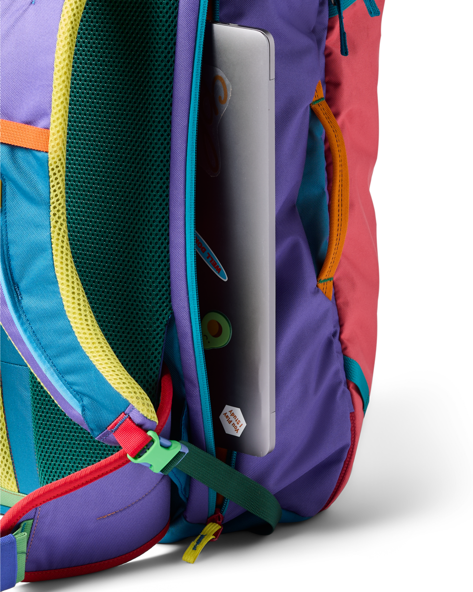Cotopaxi Allpa 35L Travel Pack in Del Día — detail view