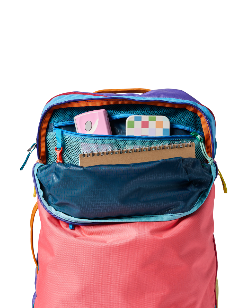 Cotopaxi Allpa 35L Travel Pack in Del Día — interior view