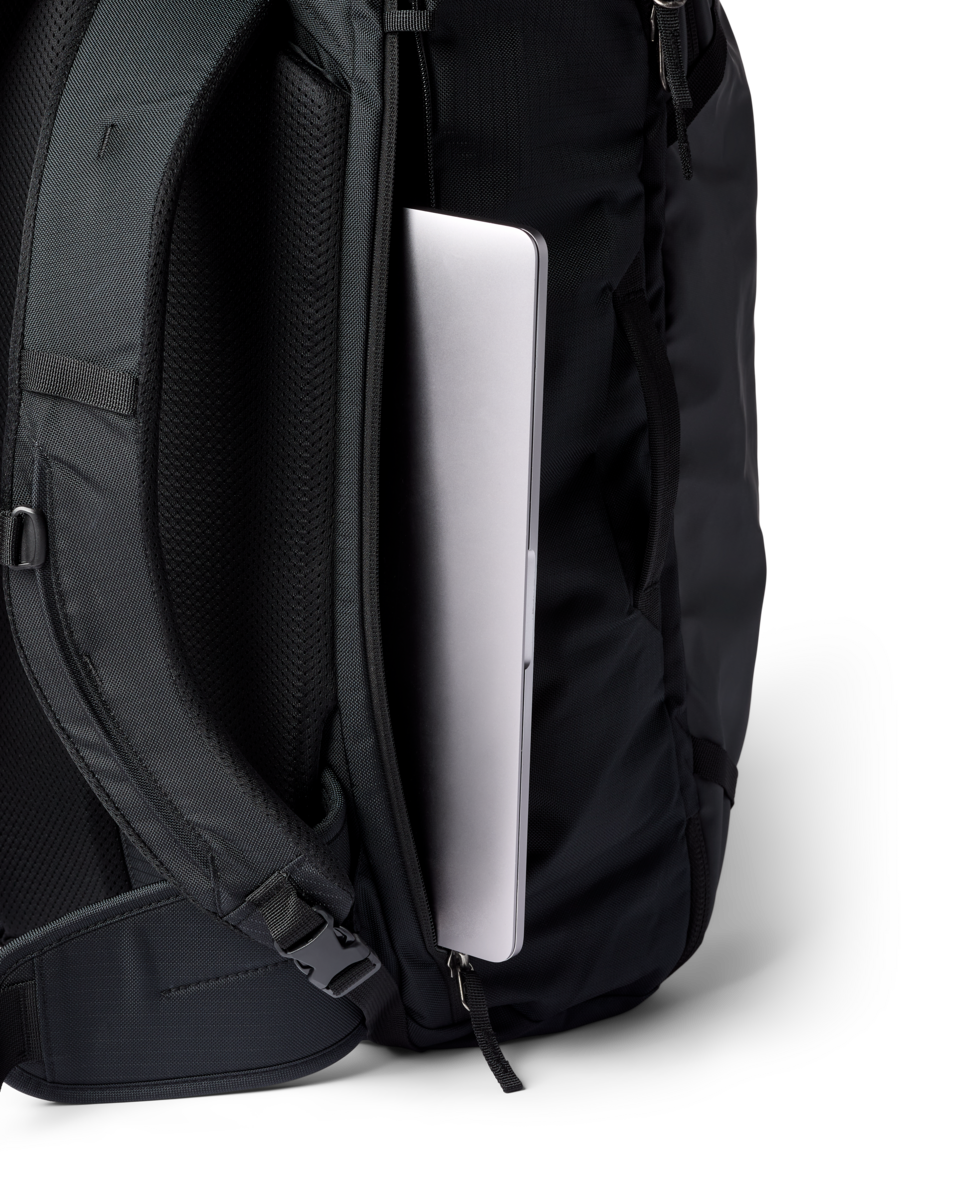 Cotopaxi Allpa 35L Travel Pack in Black — angle view 1