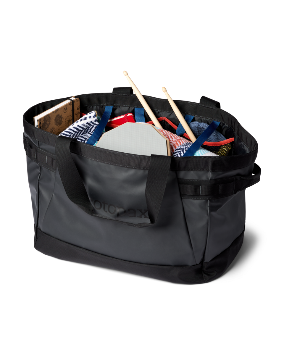 Cotopaxi Allpa 60L Gear Hauler Tote in Black — angle view 2