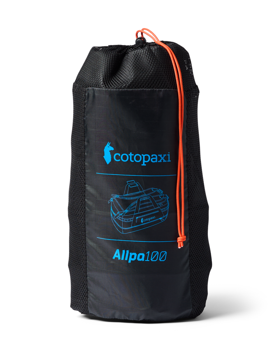Cotopaxi Allpa Getaway 100L Duffel in Black — interior view