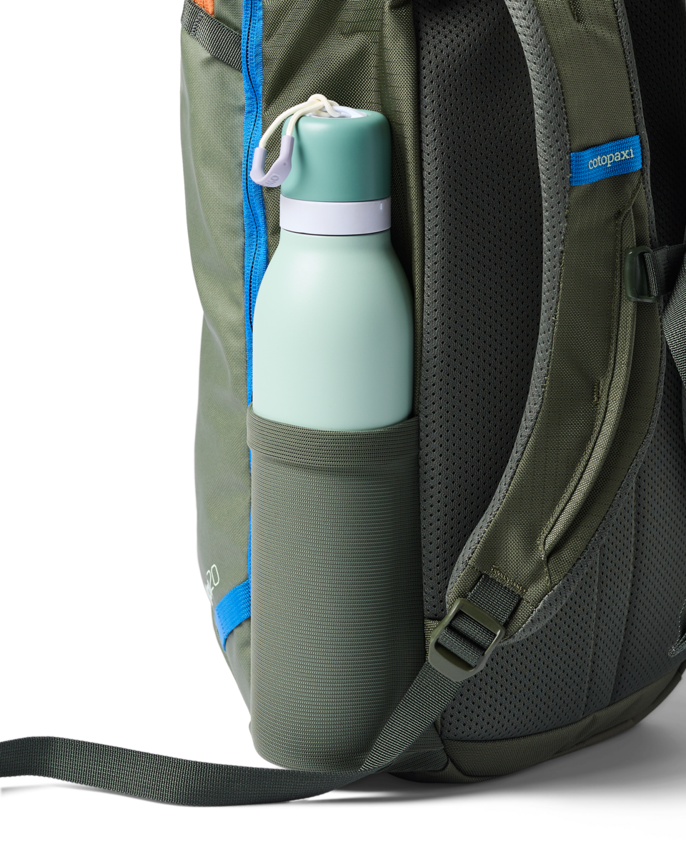 Cotopaxi Allpa Mini 20L Travel Pack in Fatigue — angle view 3