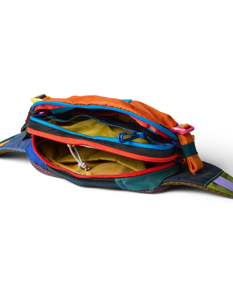 Cotopaxi Allpa X 1.5L Hip Pack in Del Día — angle view 3