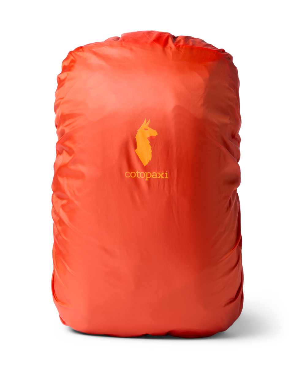 Cotopaxi Seco 25L Rain Cover in Canyon — angle view 2