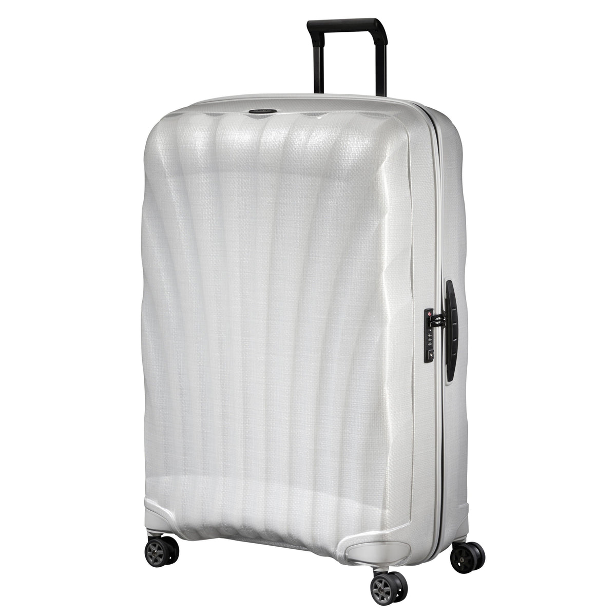 Samsonite C-Lite Extra Large Spinner in Off White — front view