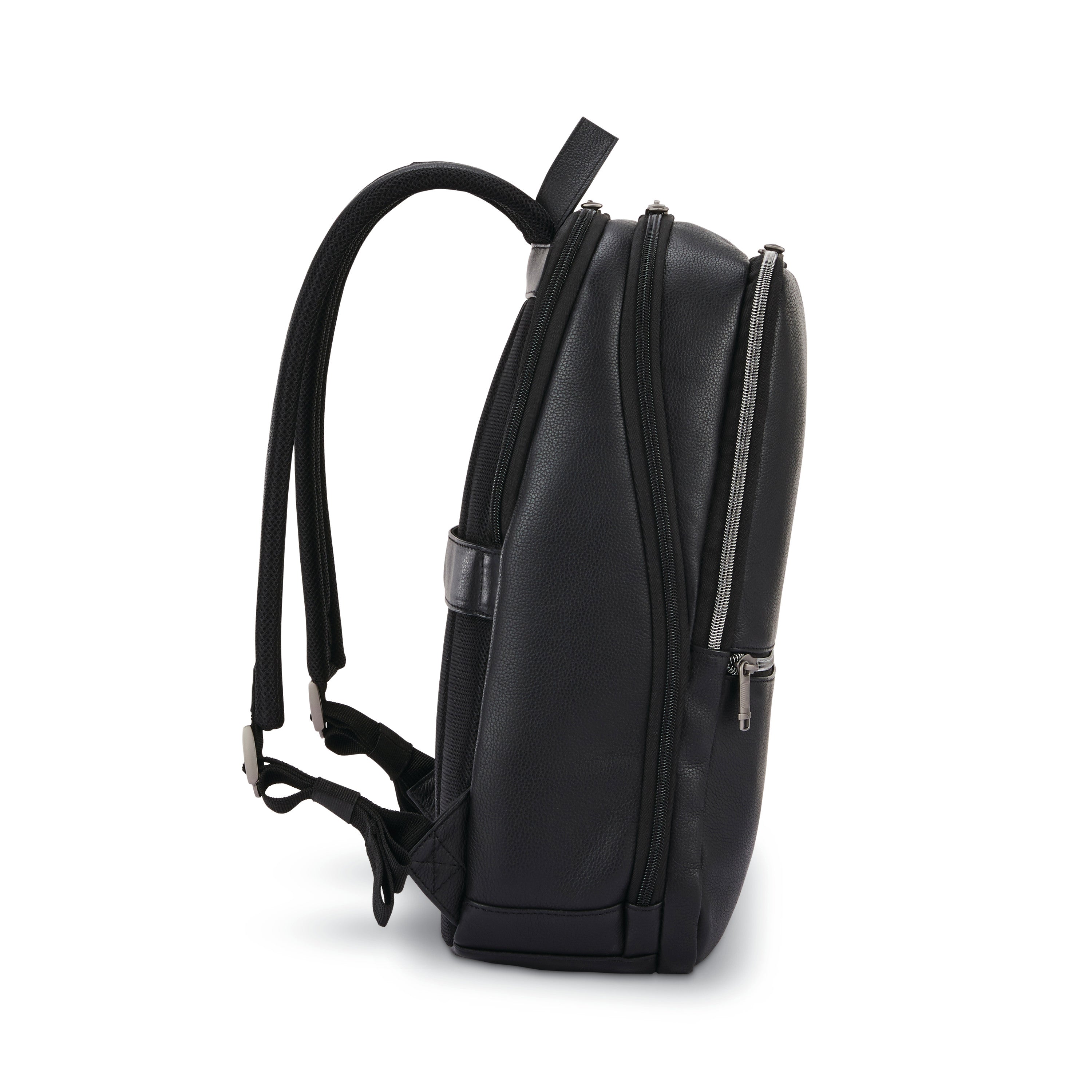 Samsonite Classic Leather Slim Backpack - Black