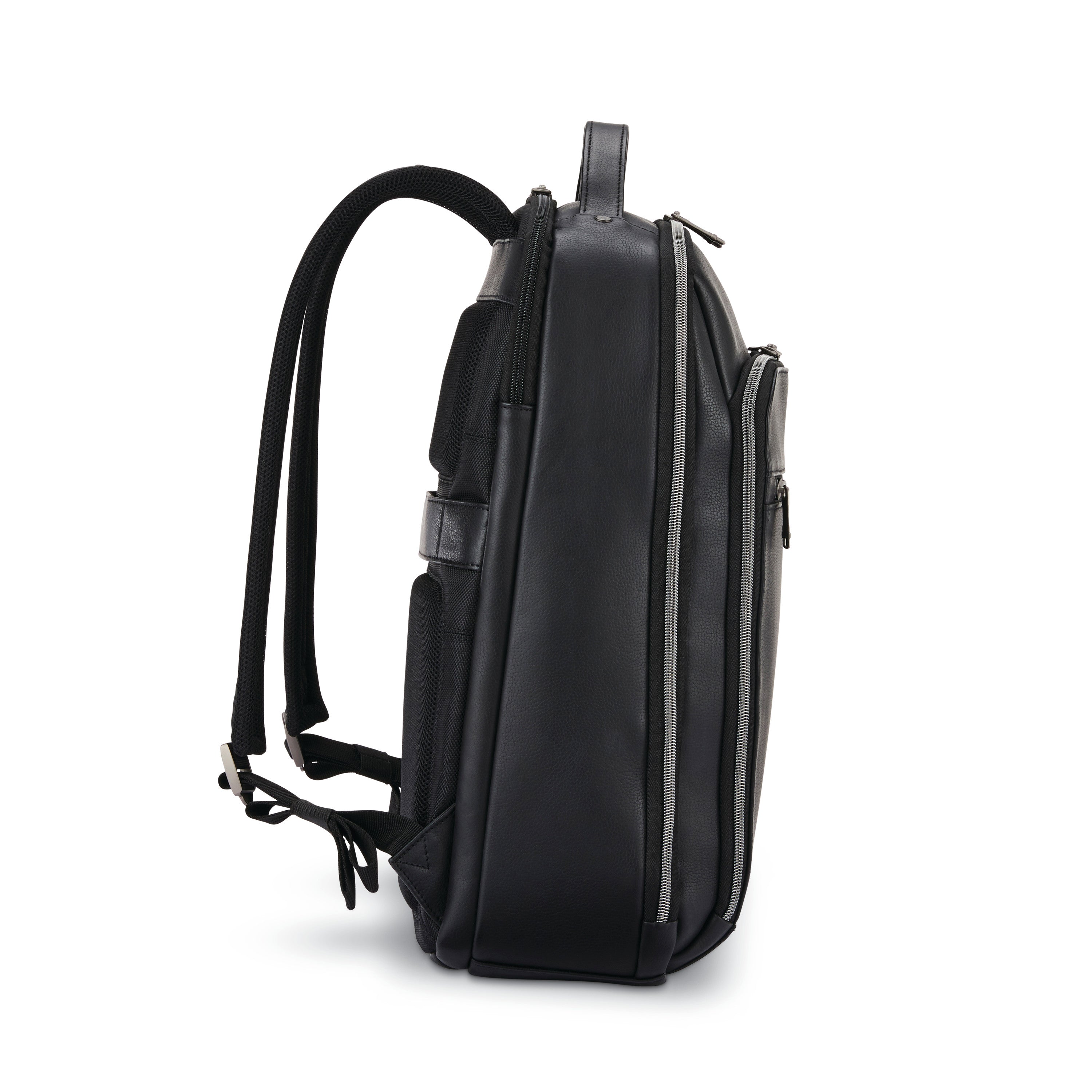 Samsonite Classic Leather Backpack - Black