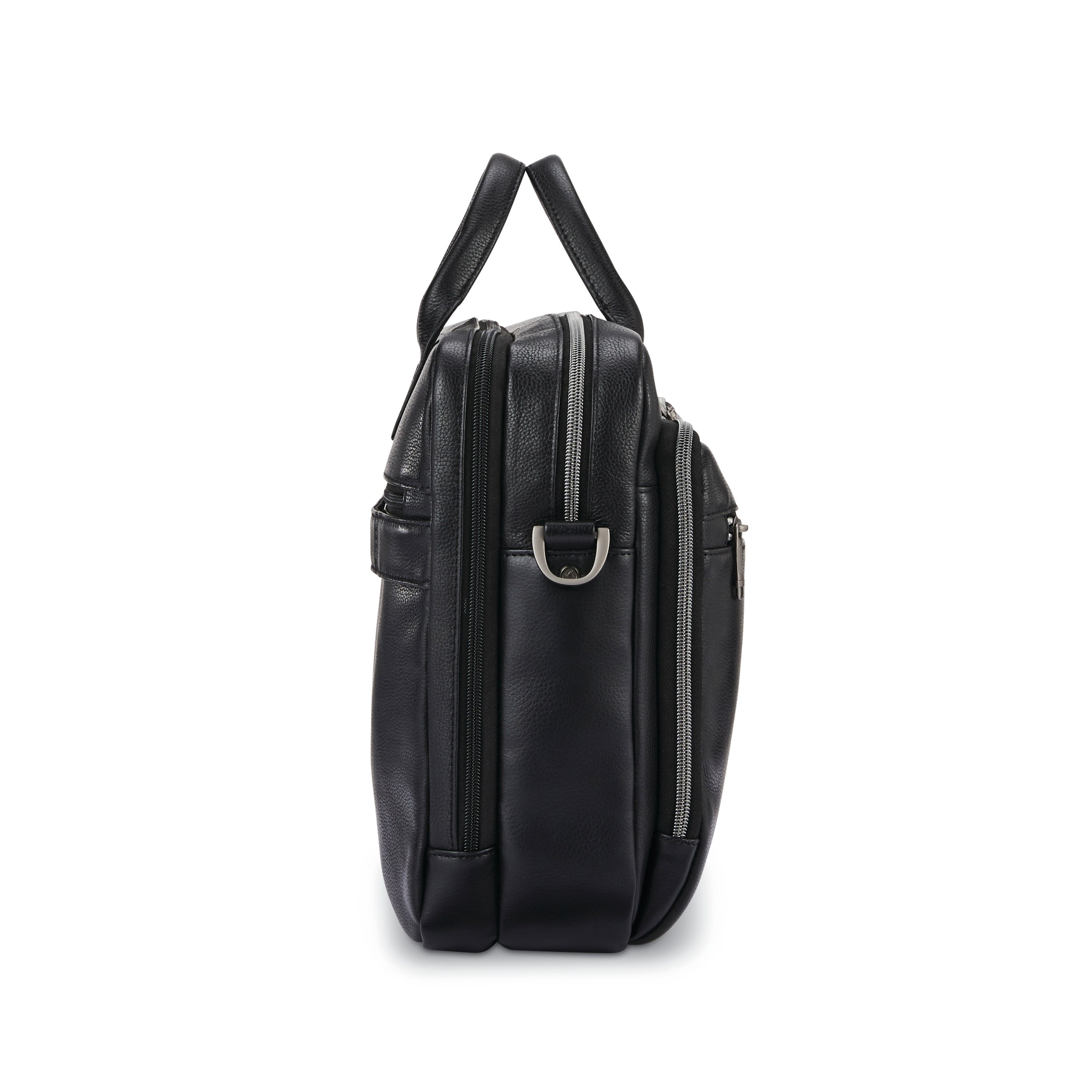 Samsonite Classic Leather Toploader - Black