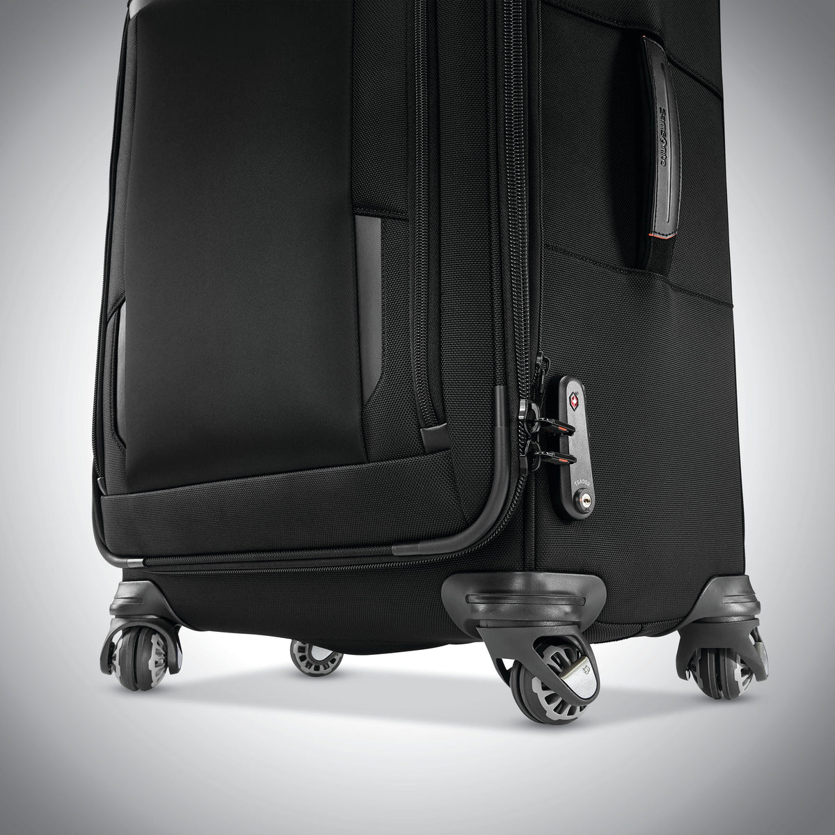 Samsonite Pro Carry-On Expandable Spinner in Black — detail view 8