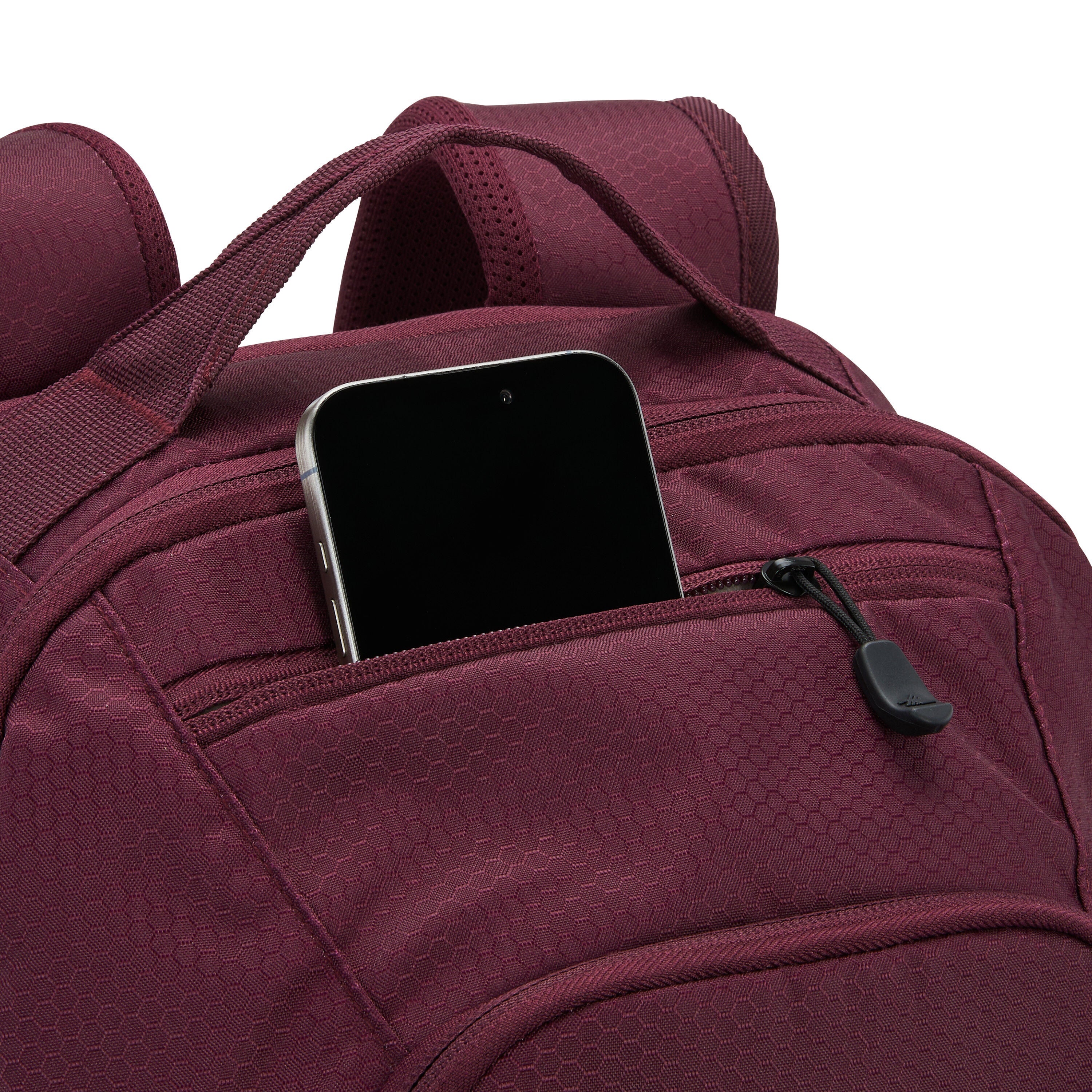 High Sierra Swoop SG Backpack in Maroon — angle view 1