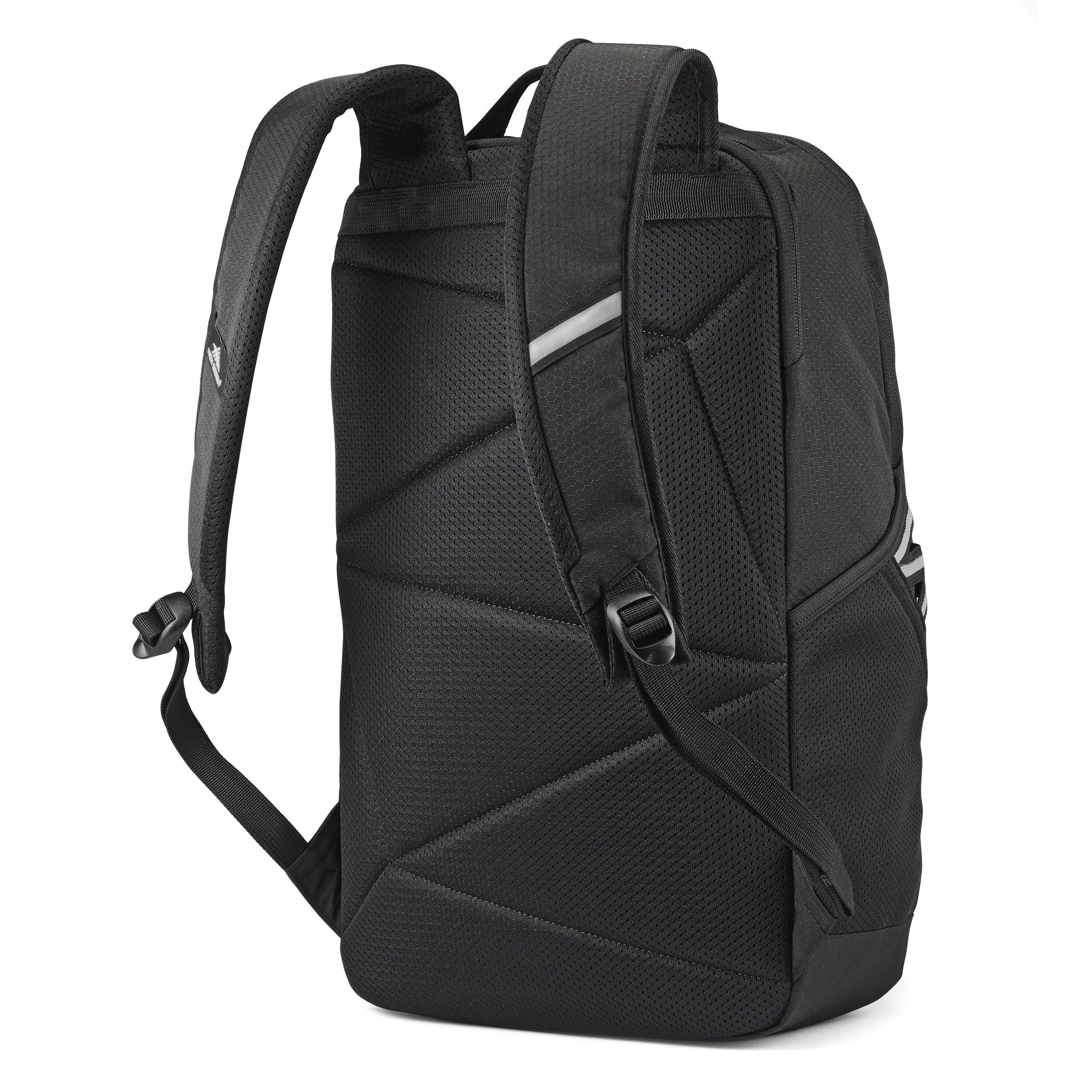 High Sierra Swoop SG Backpack in Black — back view