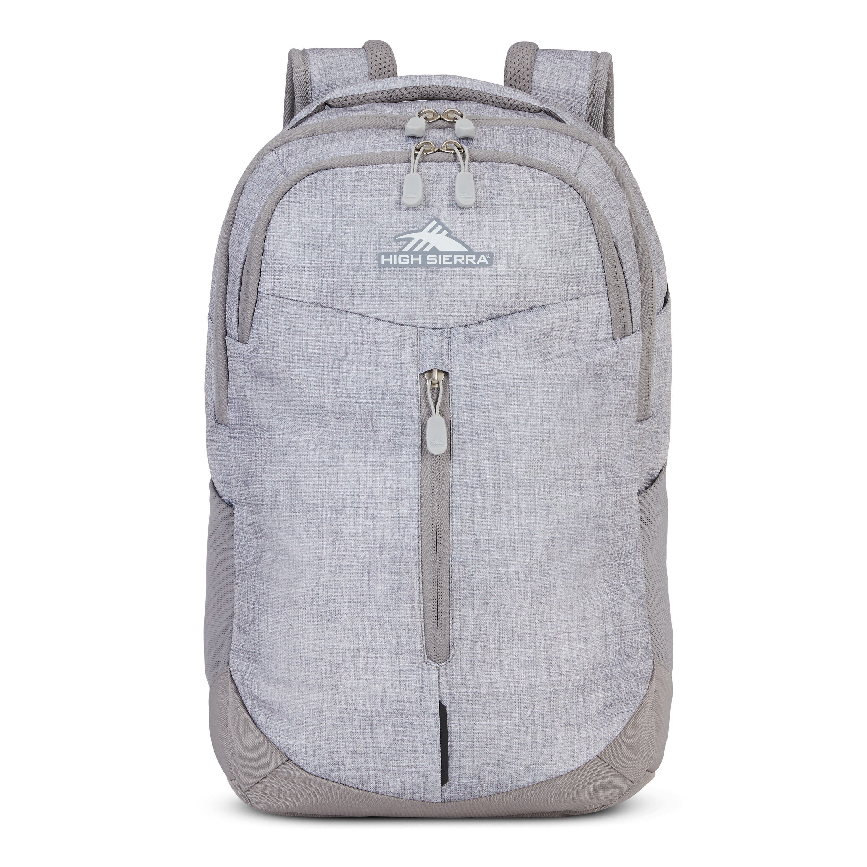 High Sierra Swerve Pro Backpack in Silver Heather — angle view 2