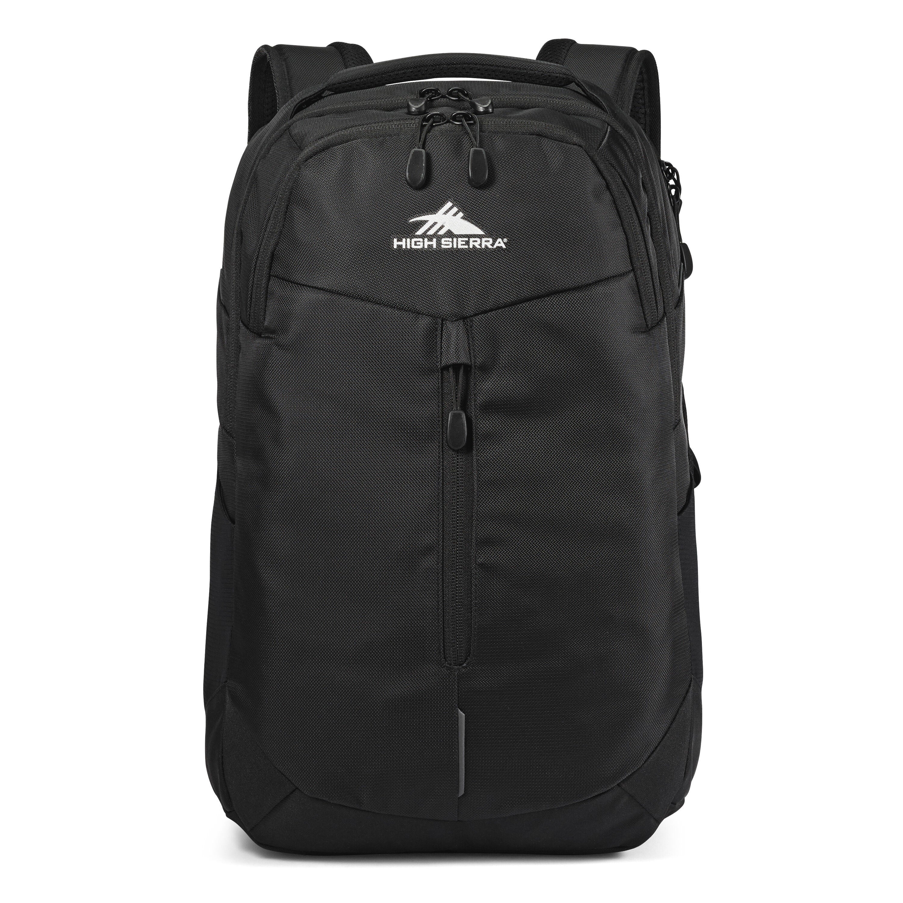 High Sierra Swerve Pro Backpack in Black — angle view 1