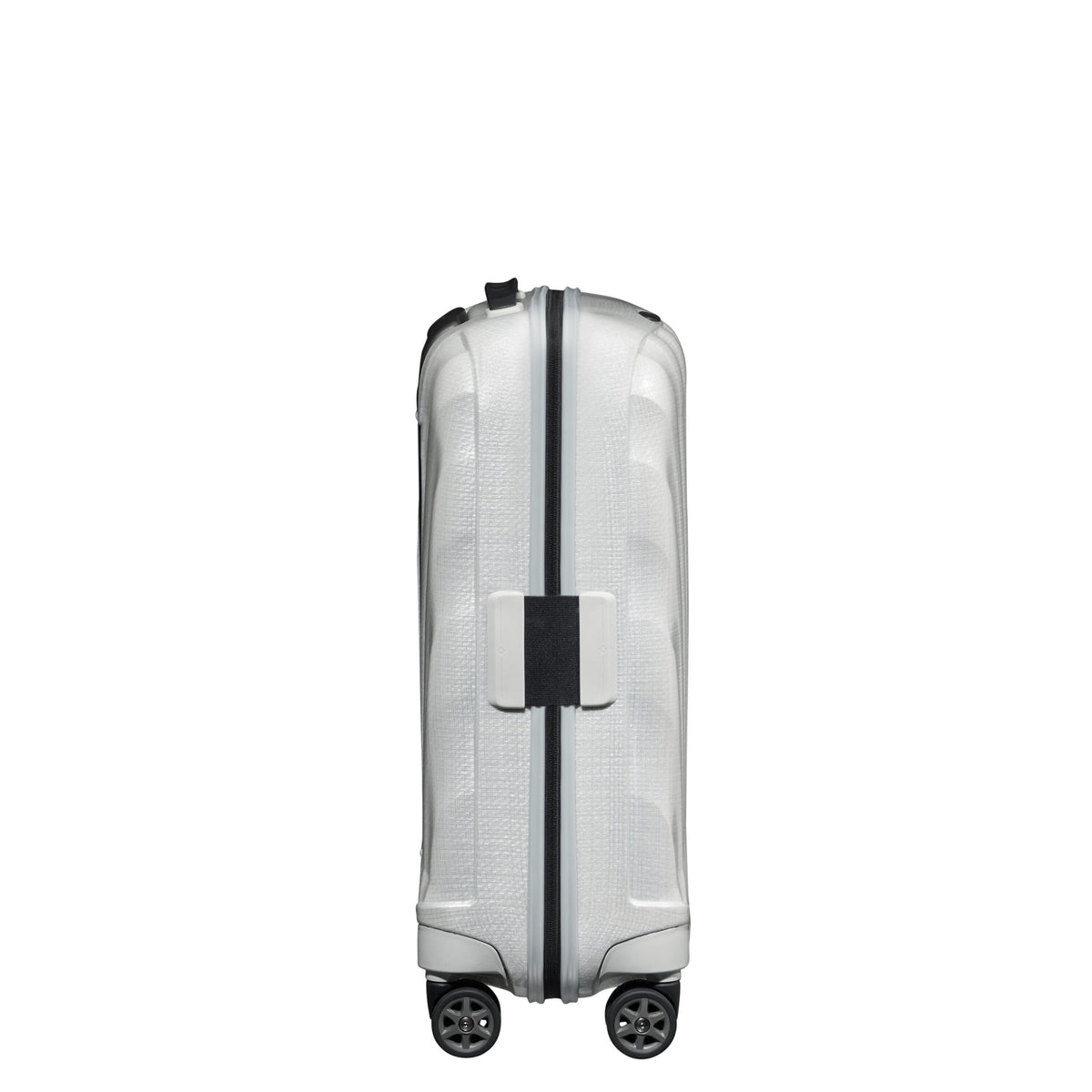 Samsonite C-Lite Carry-On Spinner in Off White — side view