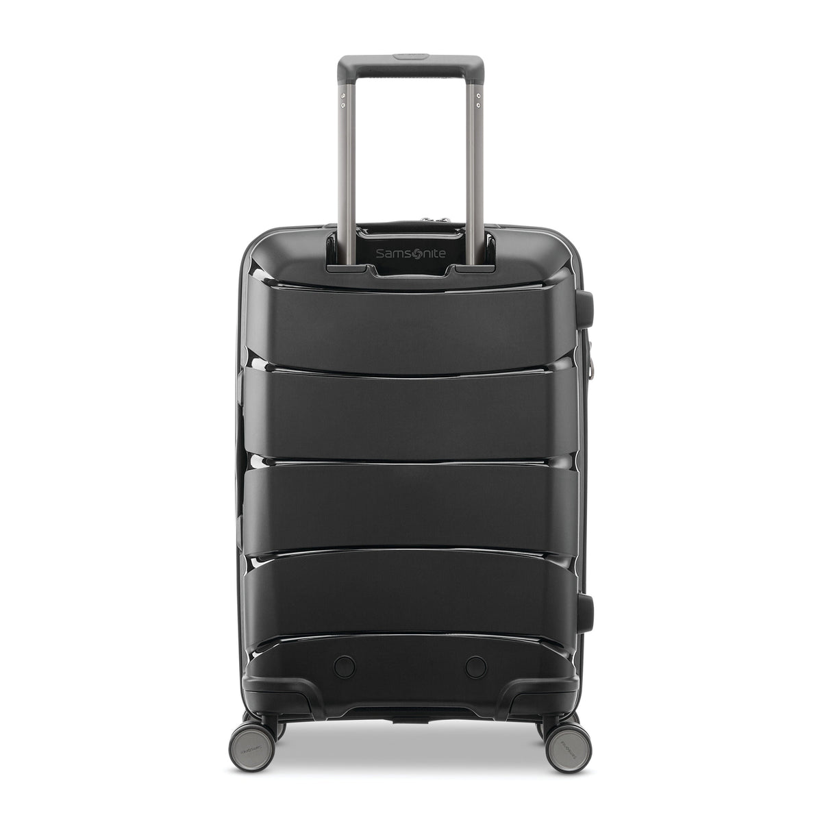 Samsonite Outline Pro Carry-On Spinner in Midnight Black — back view