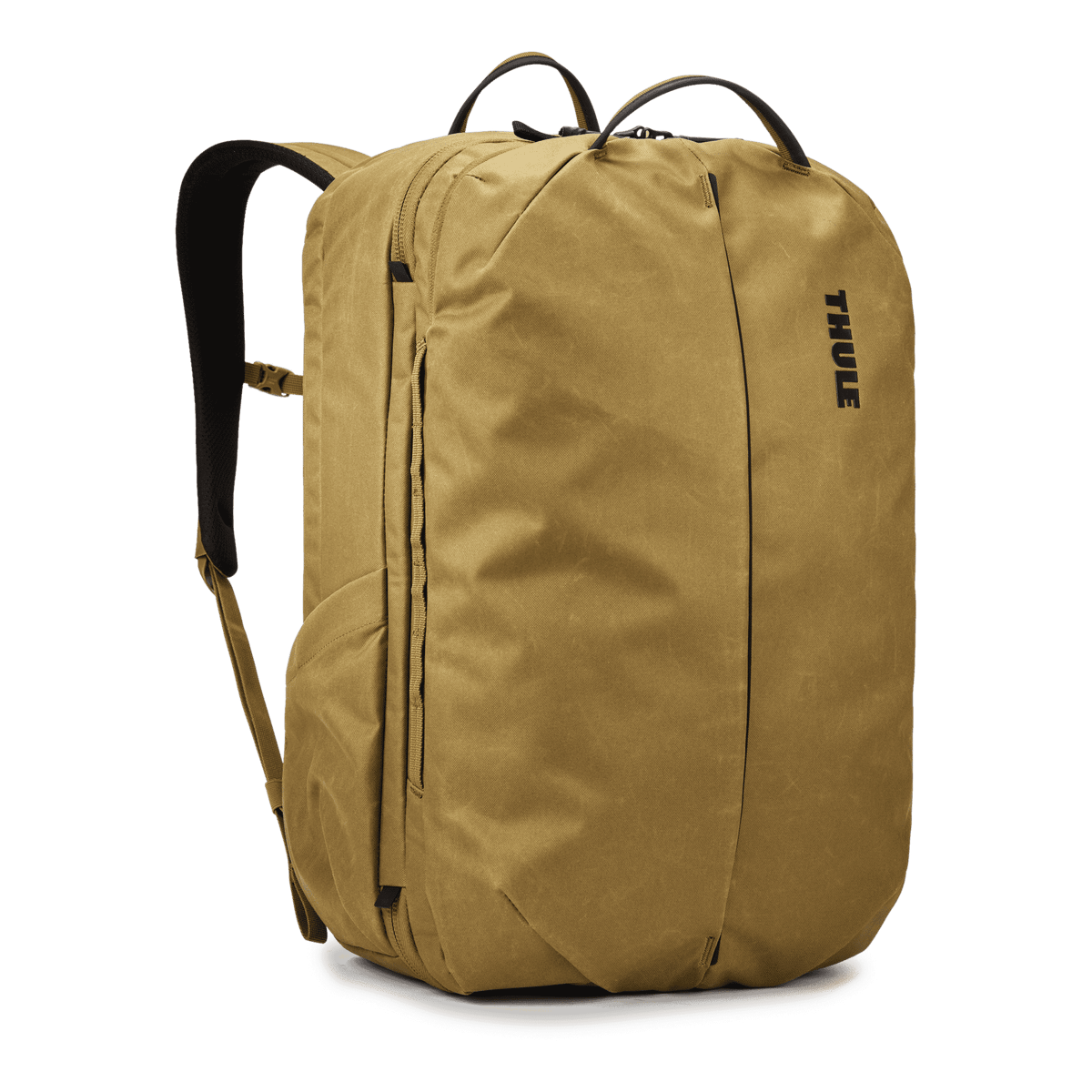 Thule Aion Travel Backpack 40L in Nutria Brown — front view # color_Nutria Brown