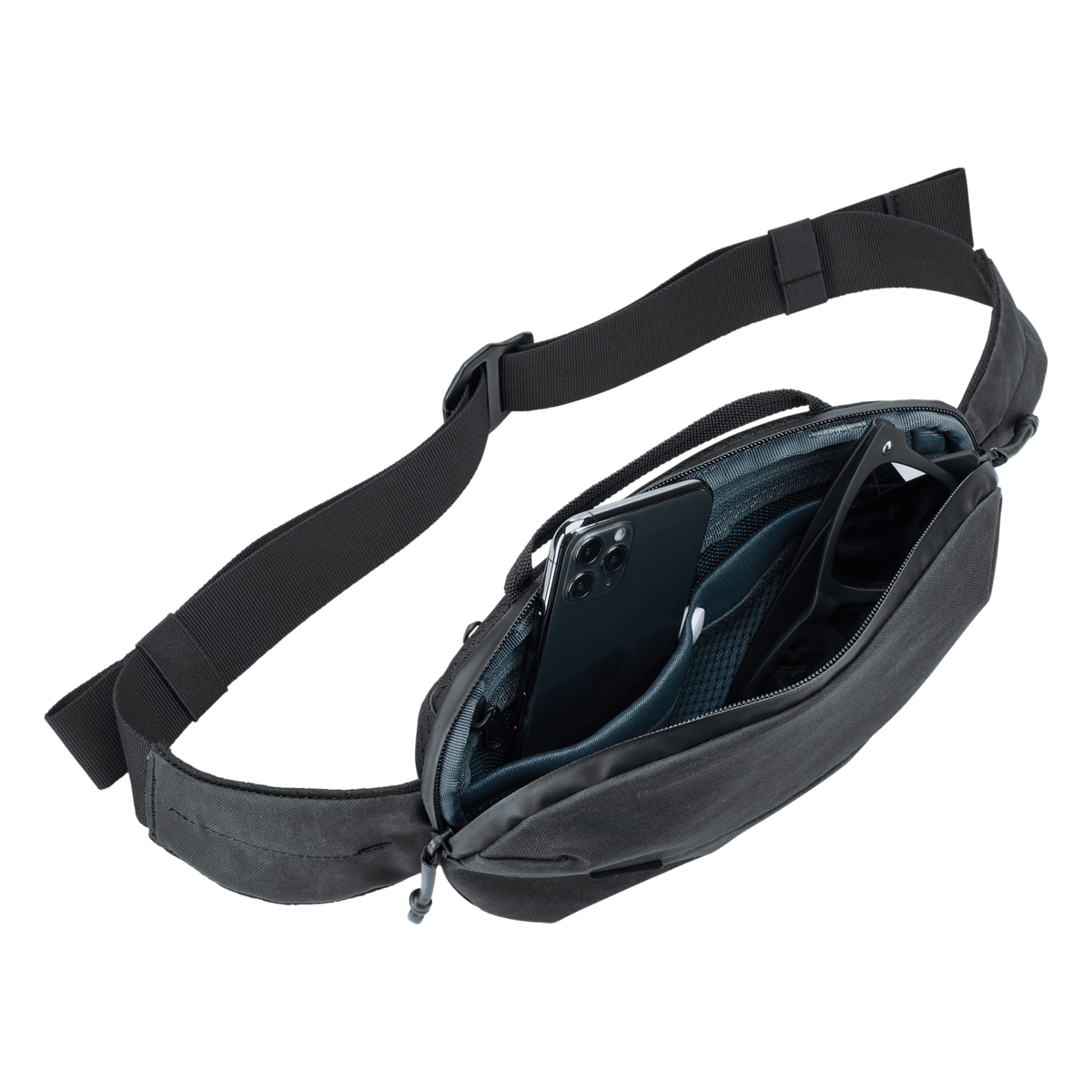 Thule Aion Sling Bag in Black — interior view