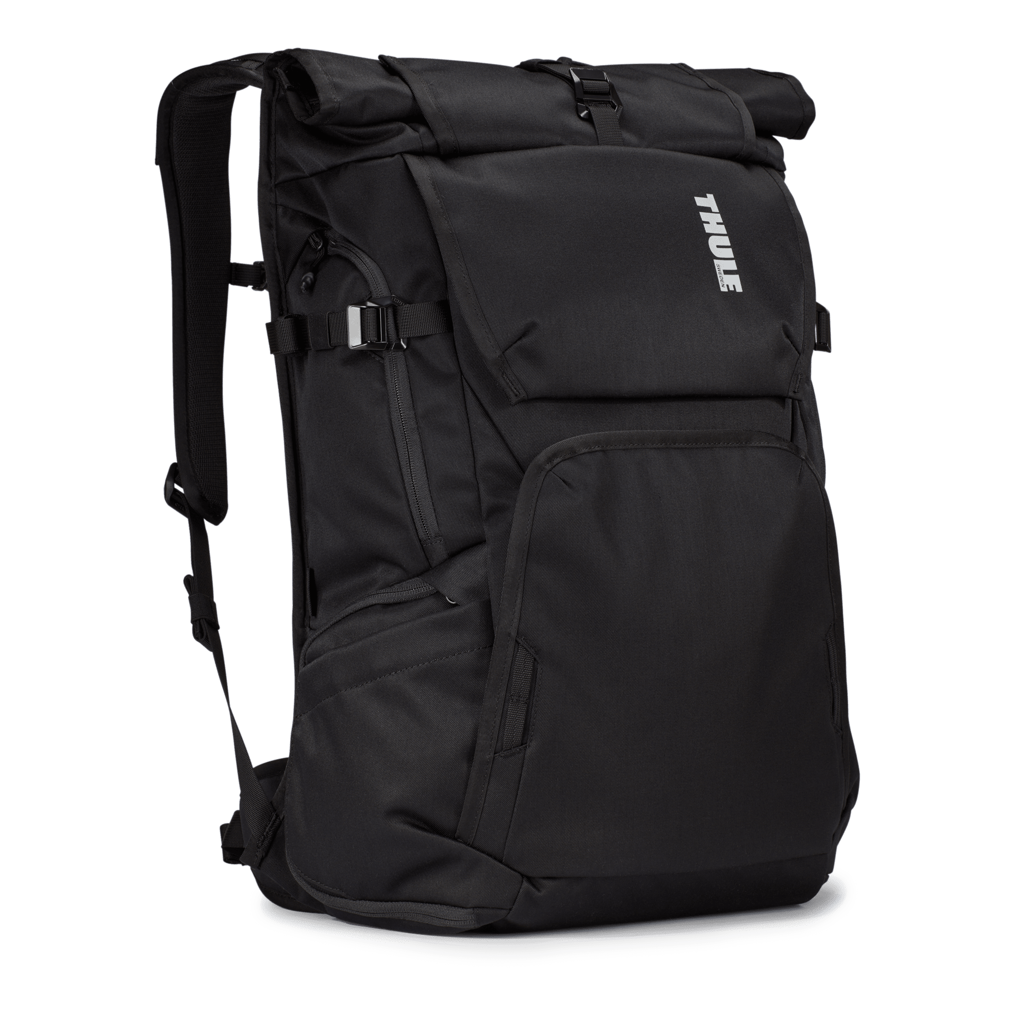 Thule Covert DSLR Backpack 32L in Black — front view # color_Black