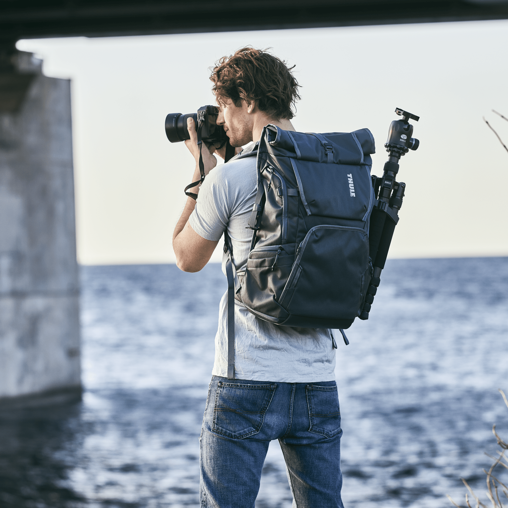 Thule Covert DSLR Backpack 32L in Black — lifestyle 4 # color_Black