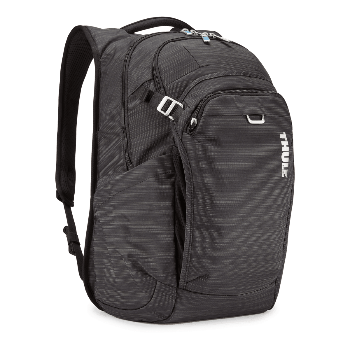 Thule Construct Backpack 24L in Black — front view # color_Black