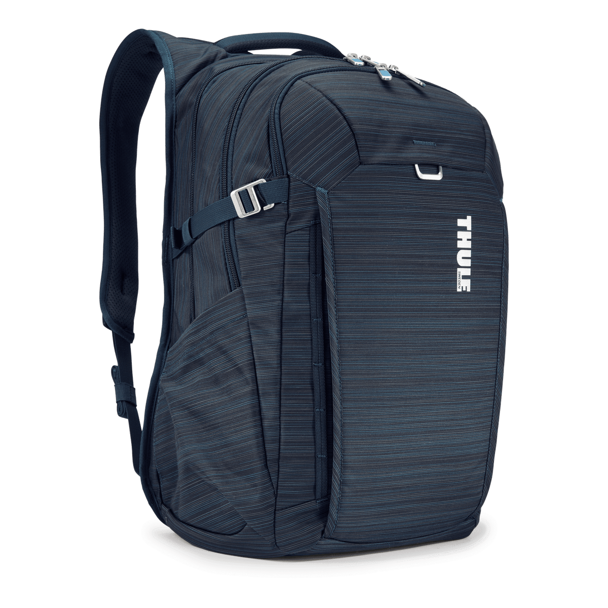 Thule Construct Backpack 28L in Carbon Blue — front view # color_Carbon Blue