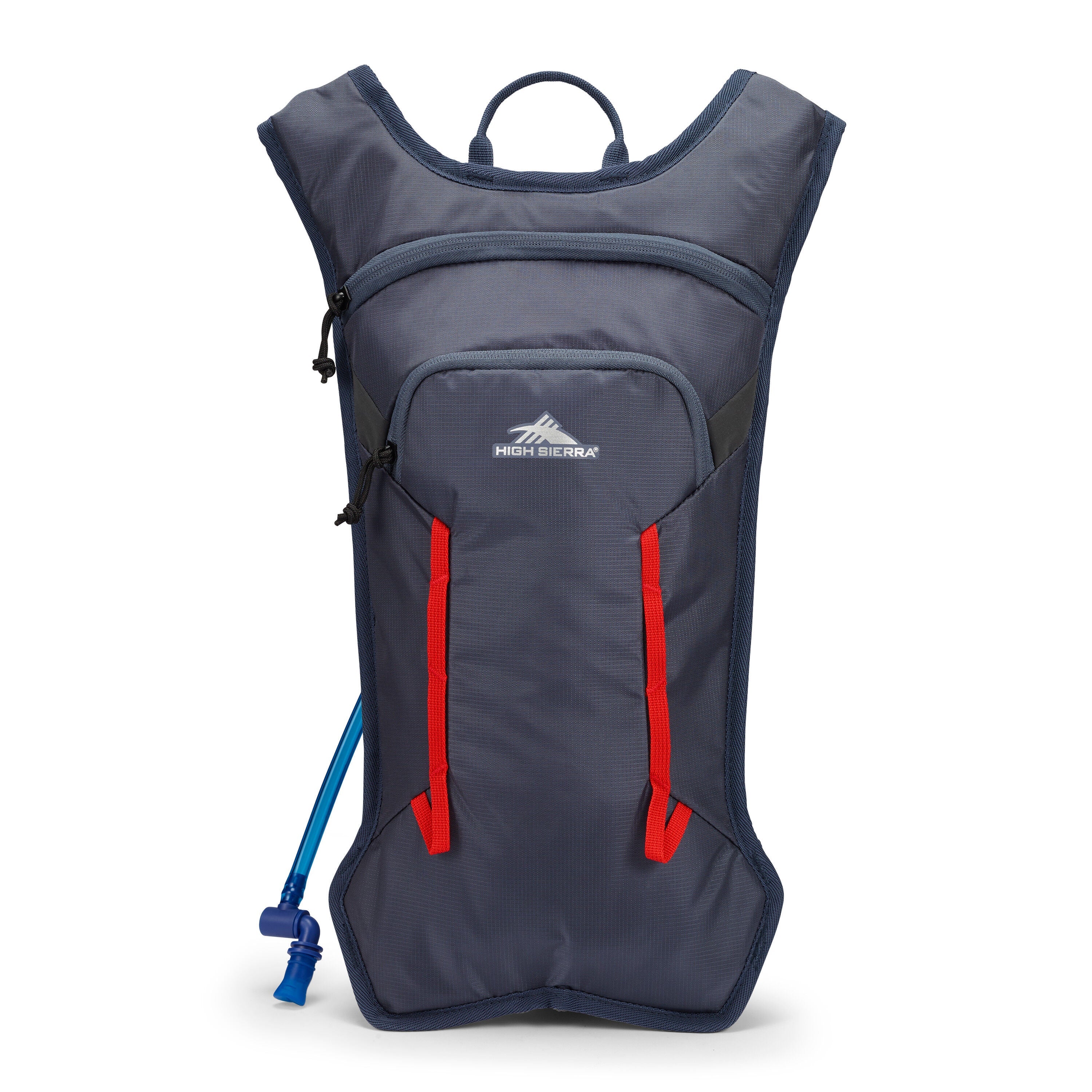 High Sierra HydraHike 2.0 4L Hydration Pack in Grey Blue — angle view 5