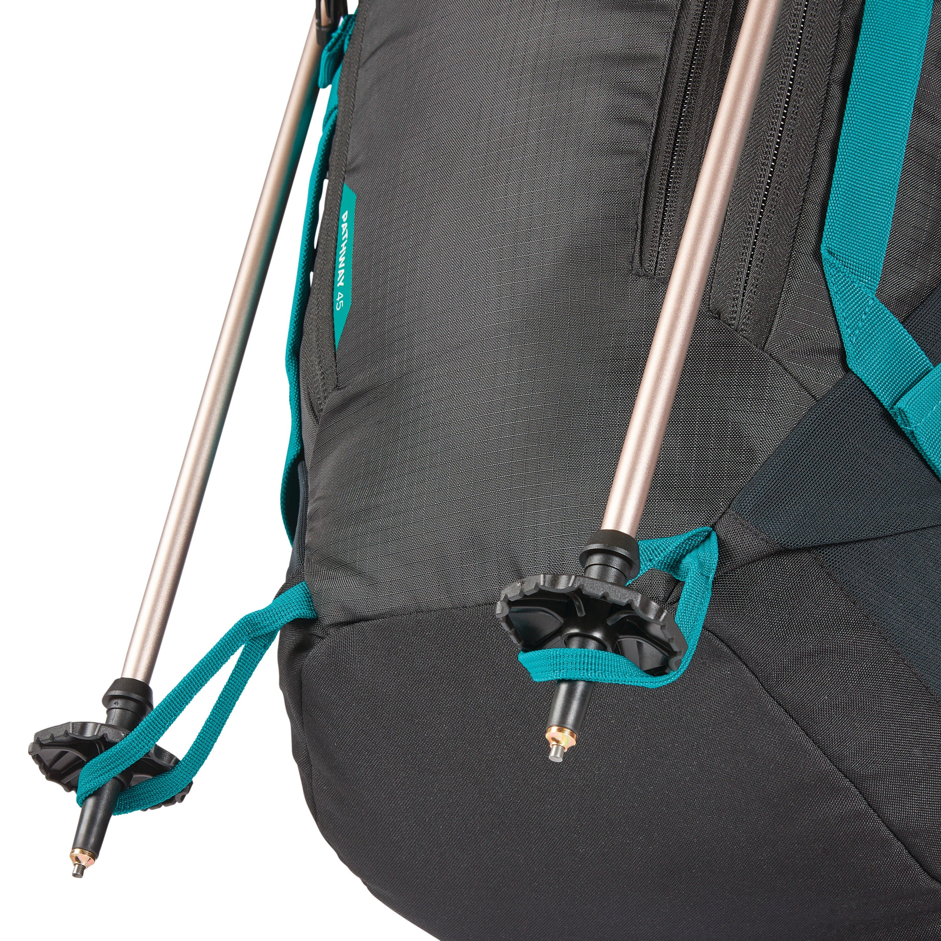 High Sierra Pathway 2.0 45L Backpack in Black — angle view 6