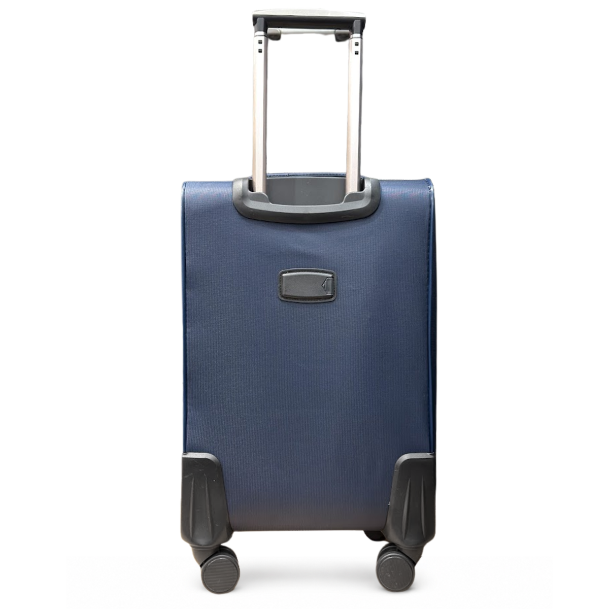 Camel Mountain 9122 Softside Expandable Spinner Luggage in Navy — back view