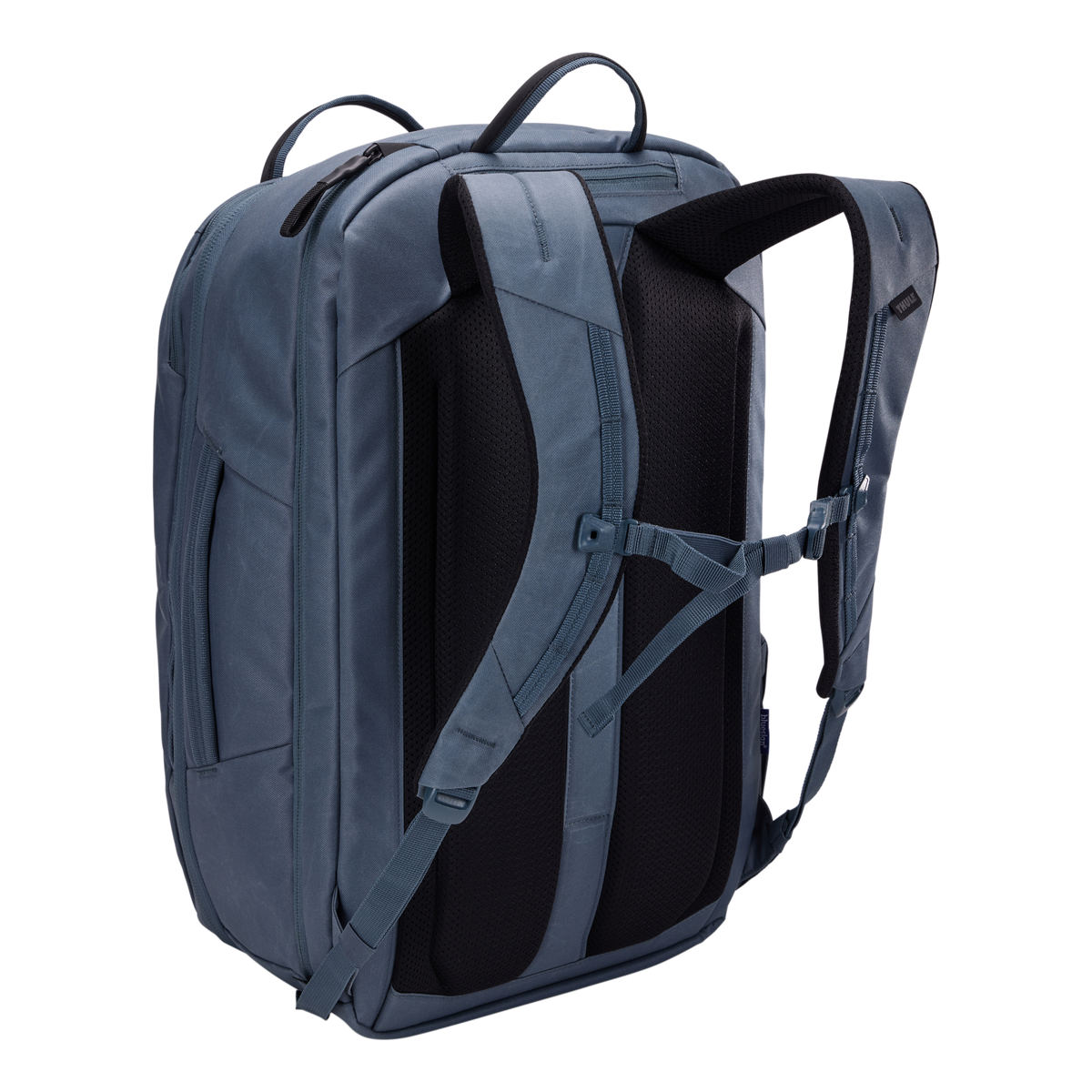 Thule Aion Travel Backpack 40L in Dark Slate — back view