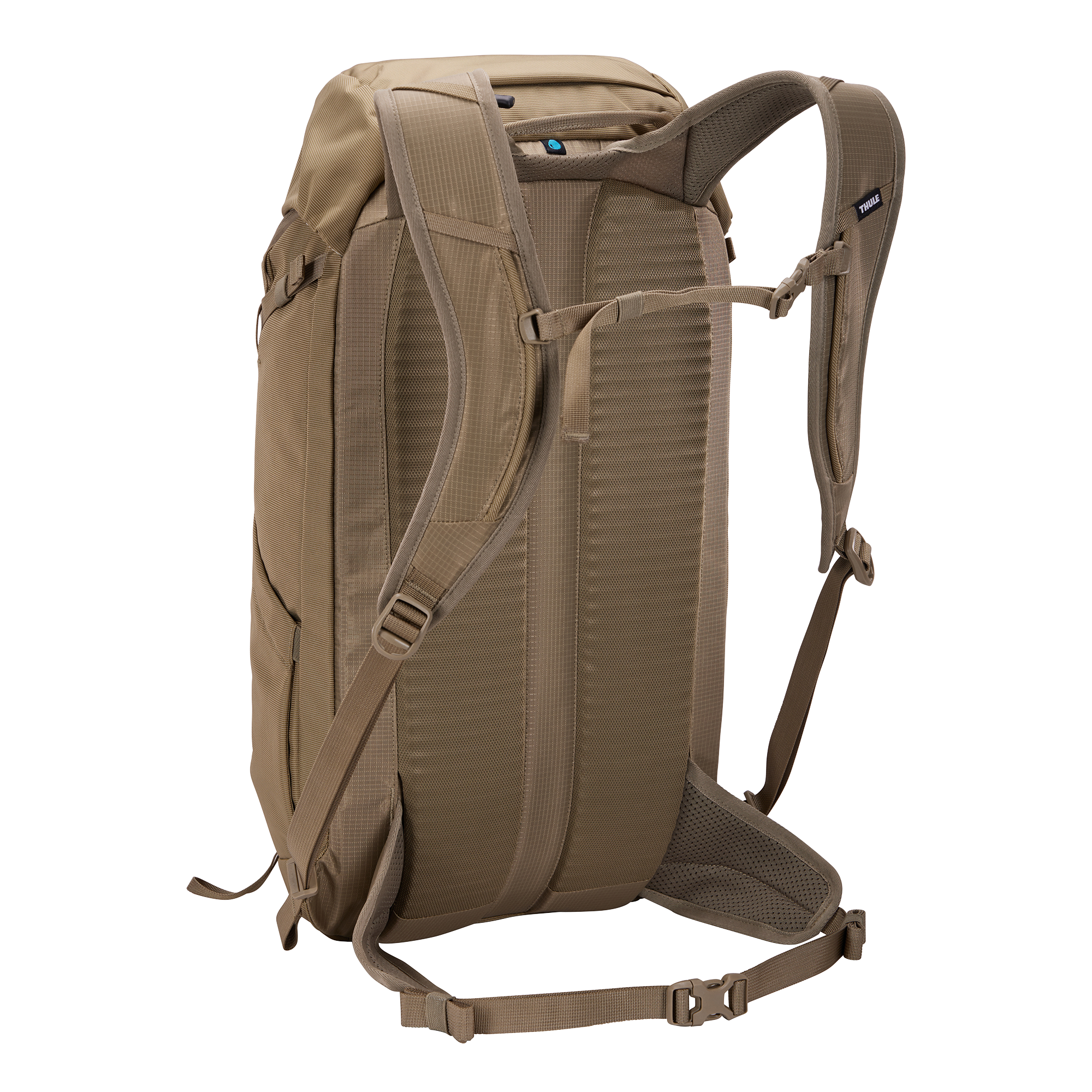 Thule AllTrail Daypack 25L in Faded Khaki — back view # color_Faded Khaki