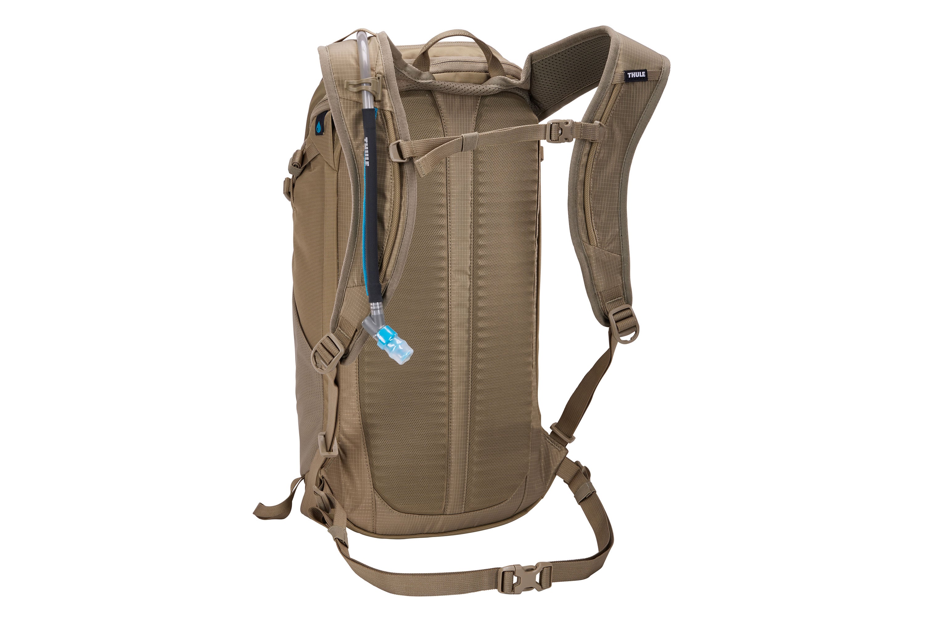 Thule AllTrail Hydration Pack 16L in Faded Khaki — angle view 3 # color_Faded Khaki