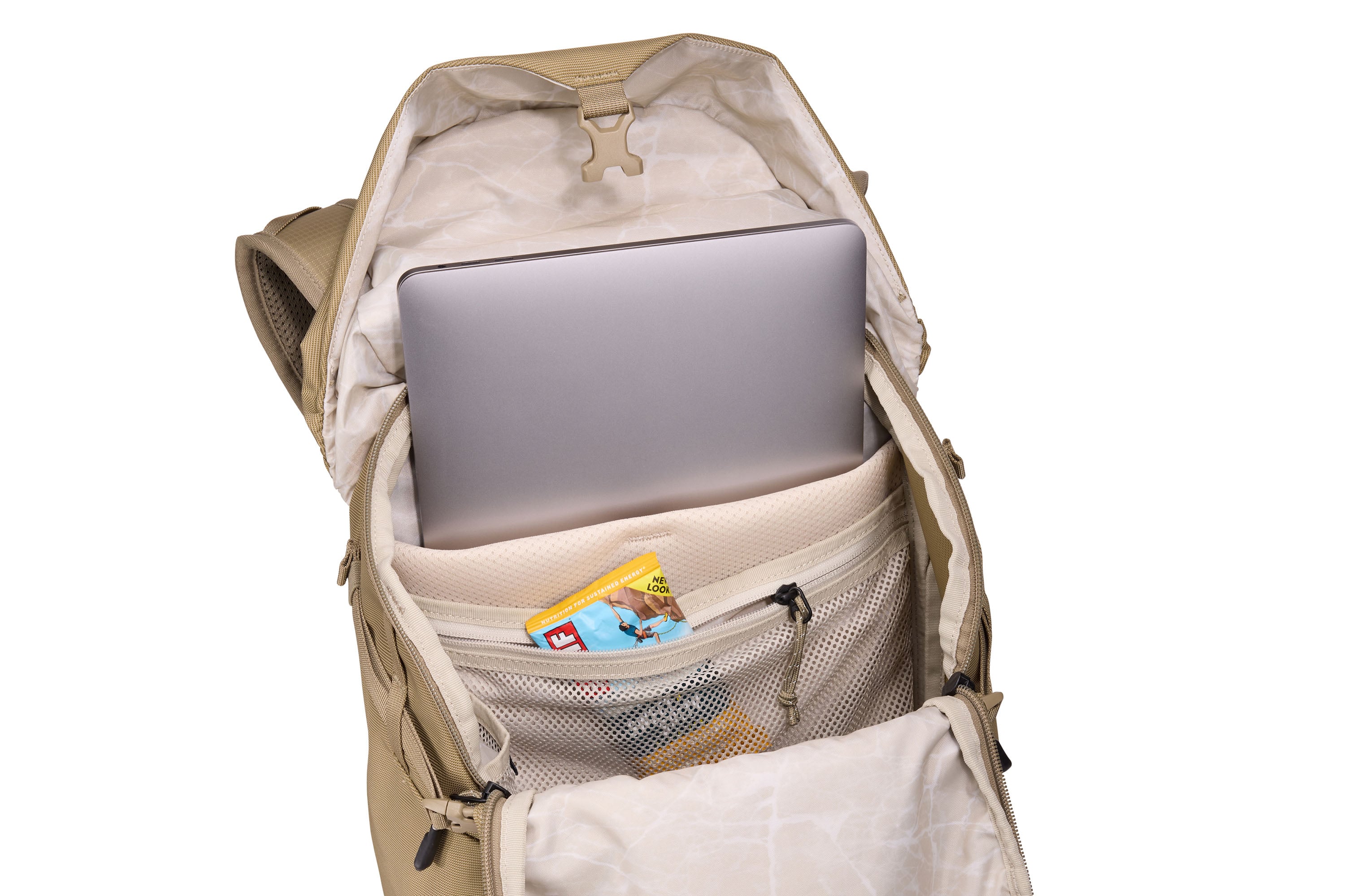 Thule AllTrail Daypack 25L in Faded Khaki — interior view 3 # color_Faded Khaki