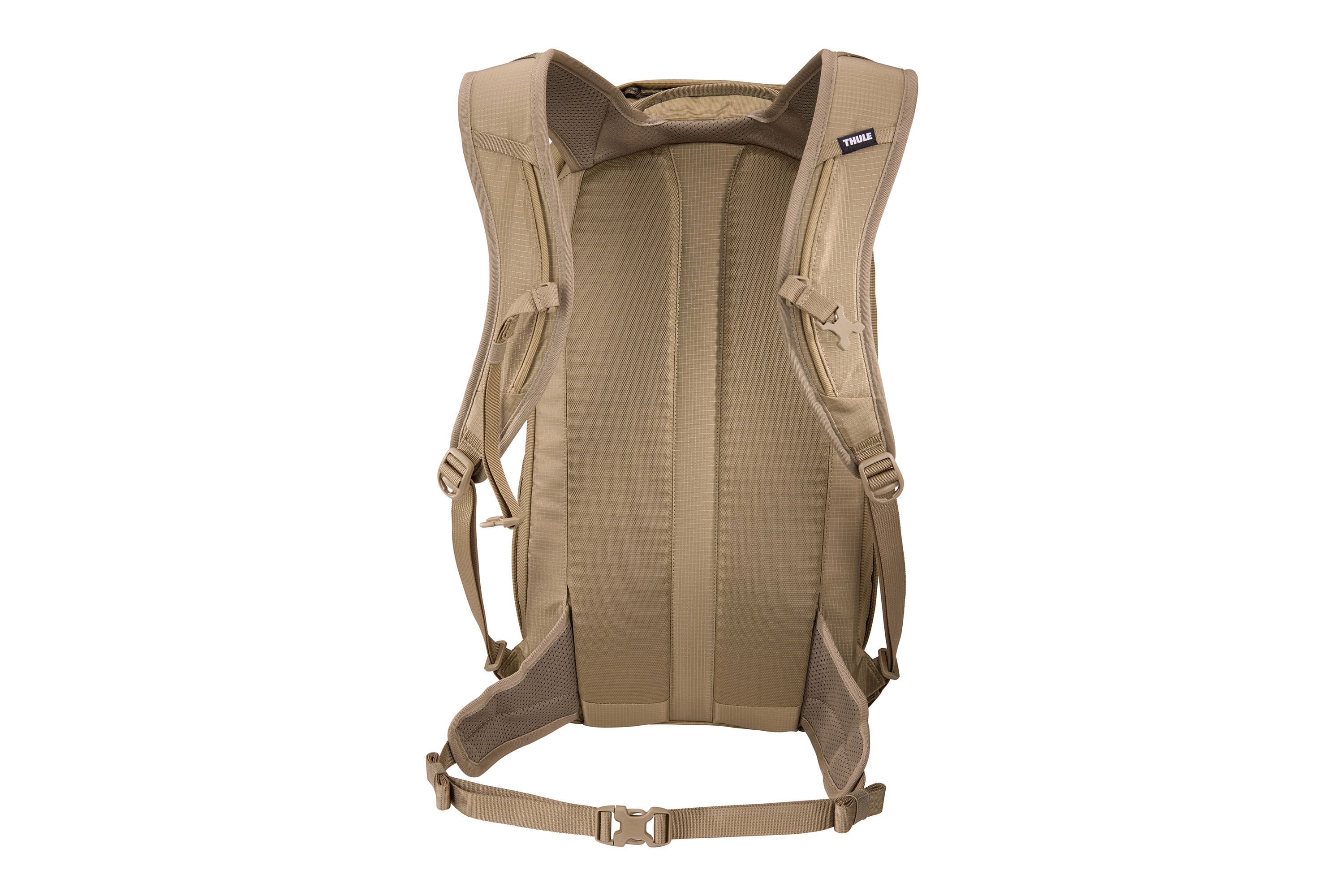 Thule AllTrail Daypack 25L in Faded Khaki — back view 2 # color_Faded Khaki