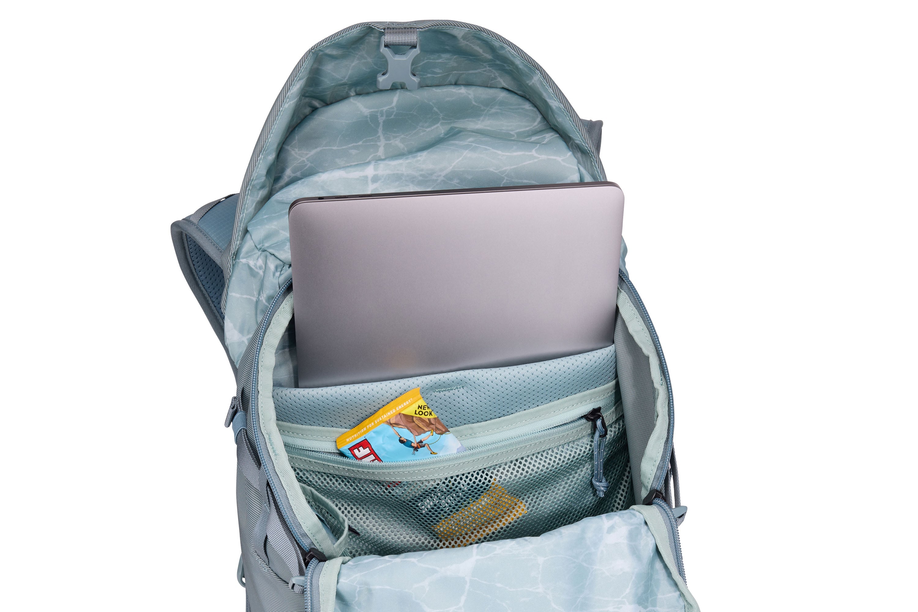 Thule AllTrail Daypack 25L in Pond Blue — interior view 3 # color_Pond Blue