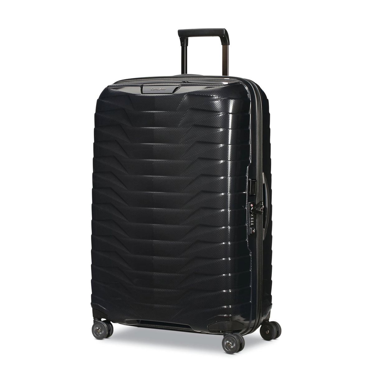 Samsonite Proxis Large Spinner in Black — front view # color_Black