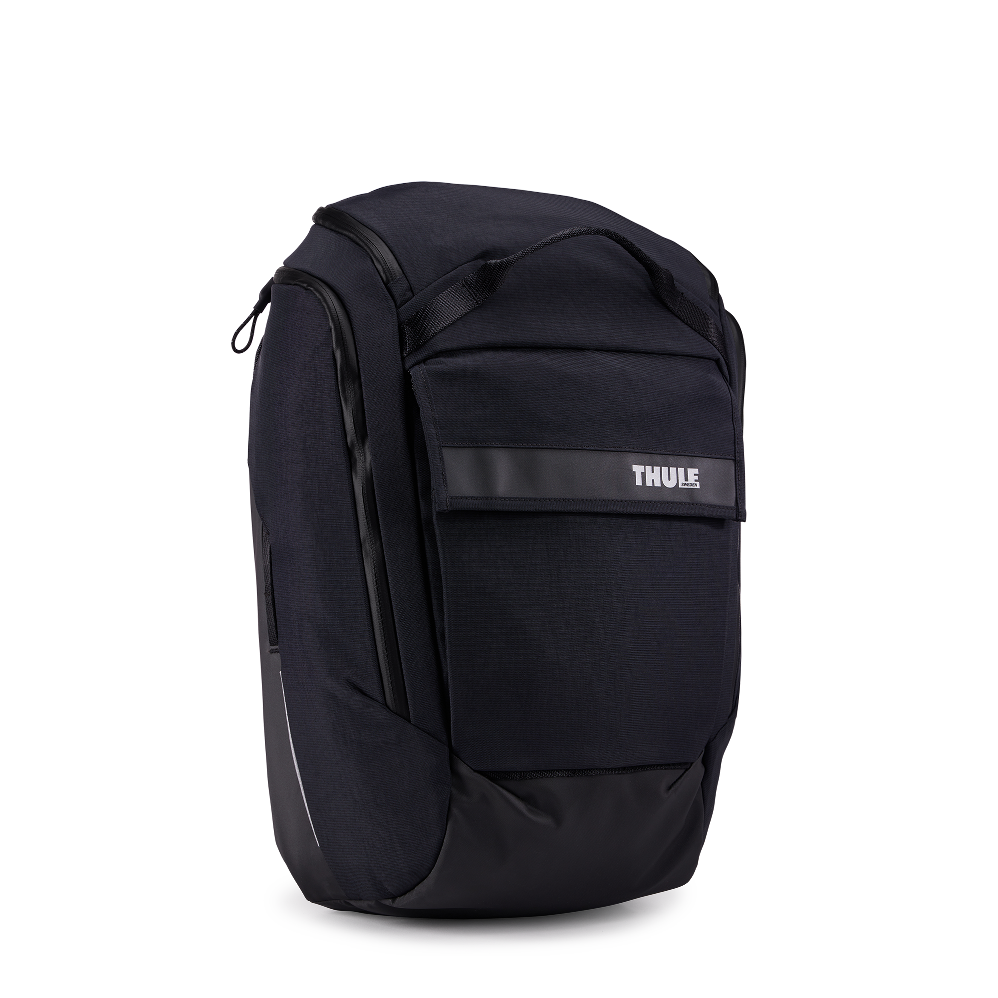 Thule Paramount Hybrid Pannier 26L in Black — front view # color_Black