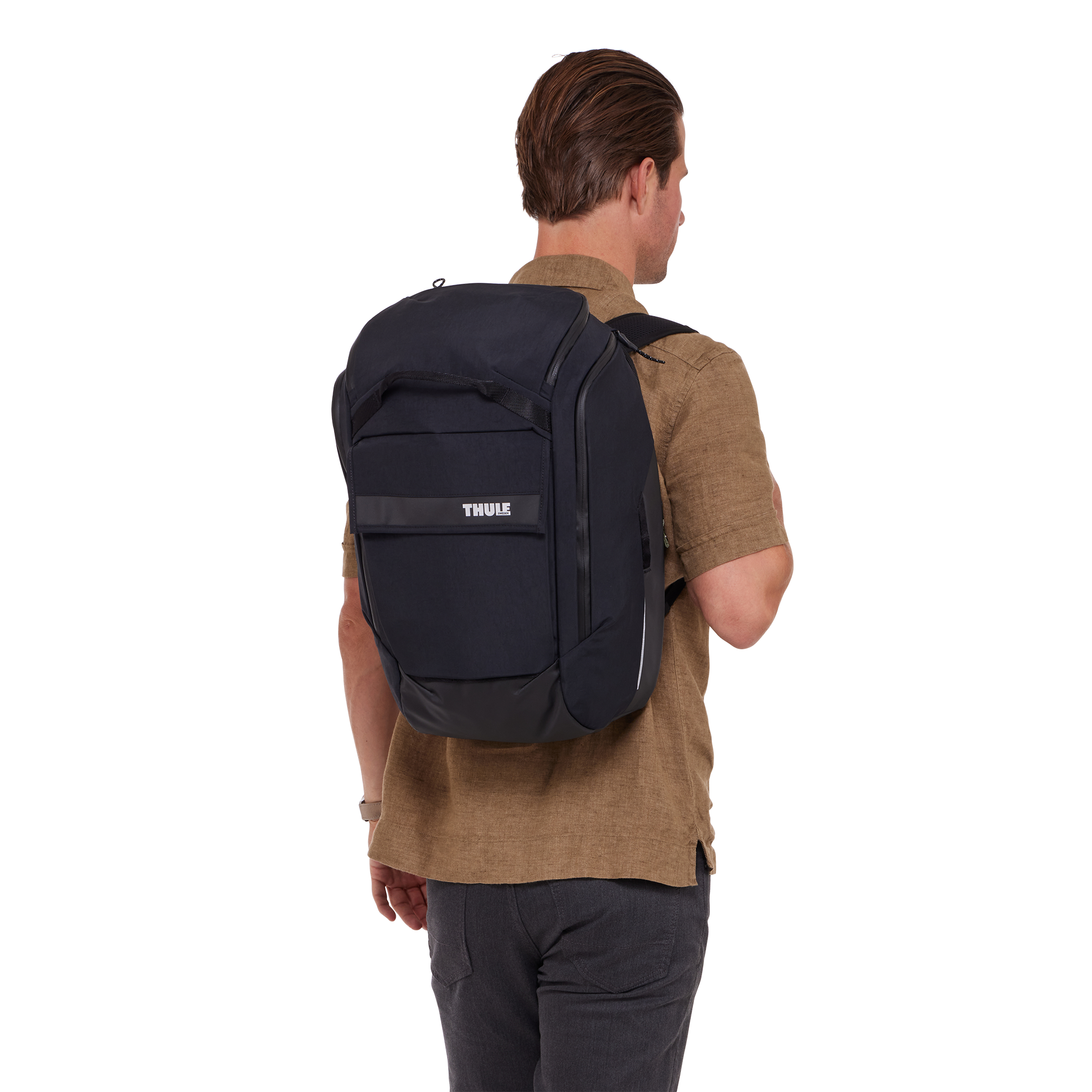 Thule Paramount Hybrid Pannier 26L in Black — lifestyle # color_Black