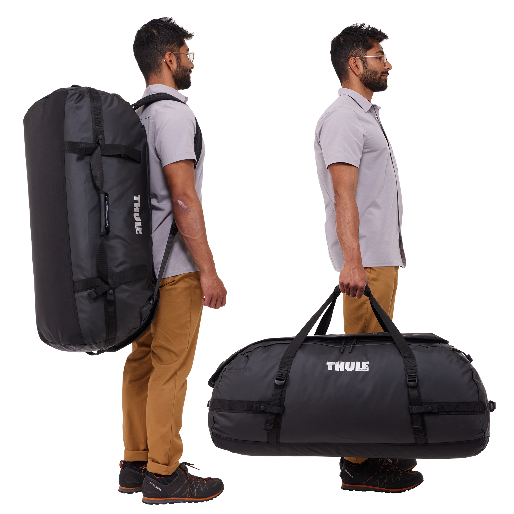 Thule Chasm 130L Duffel in Black — lifestyle # color_Black