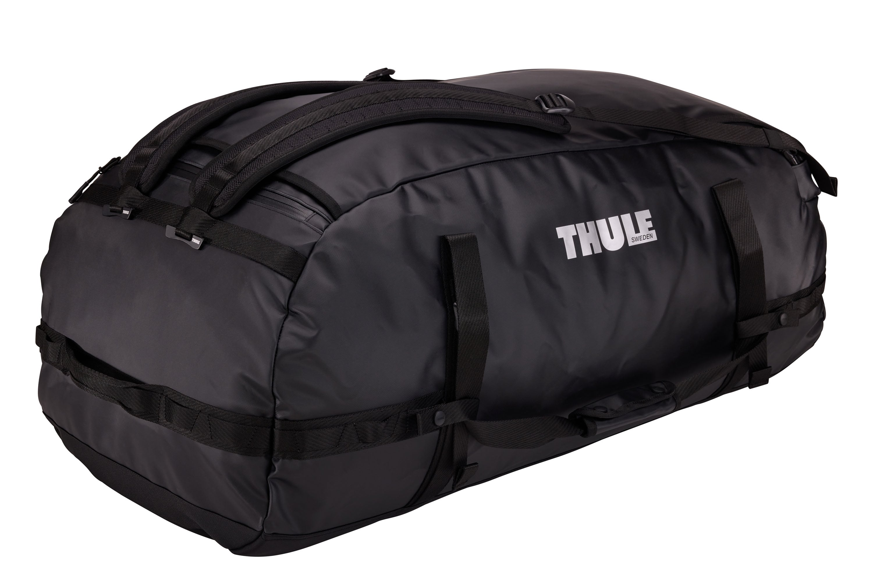 Thule Chasm 130L Duffel in Black — angle view 4 # color_Black