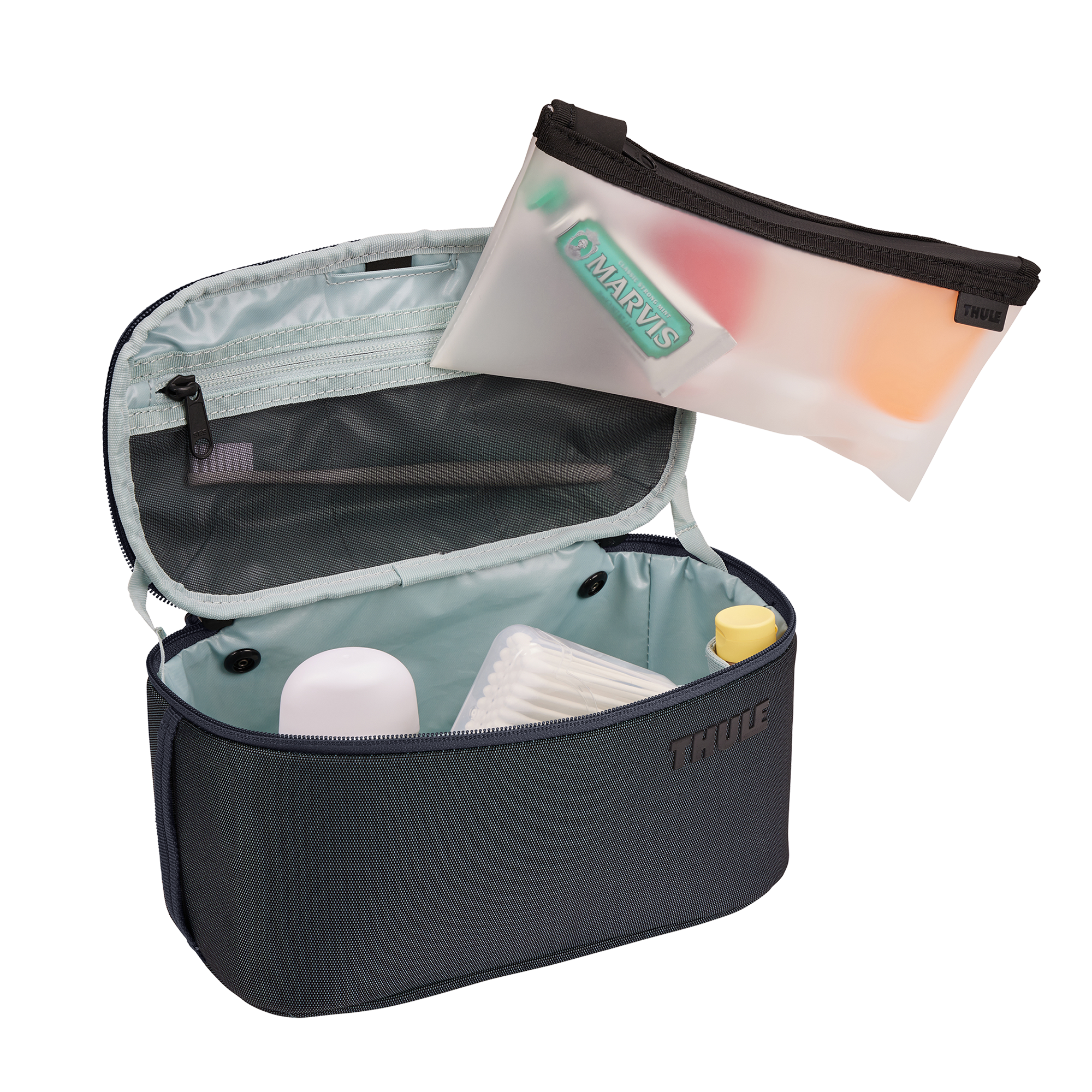 Thule Subterra Toiletry Bag in Dark Slate — interior view # color_Dark Slate