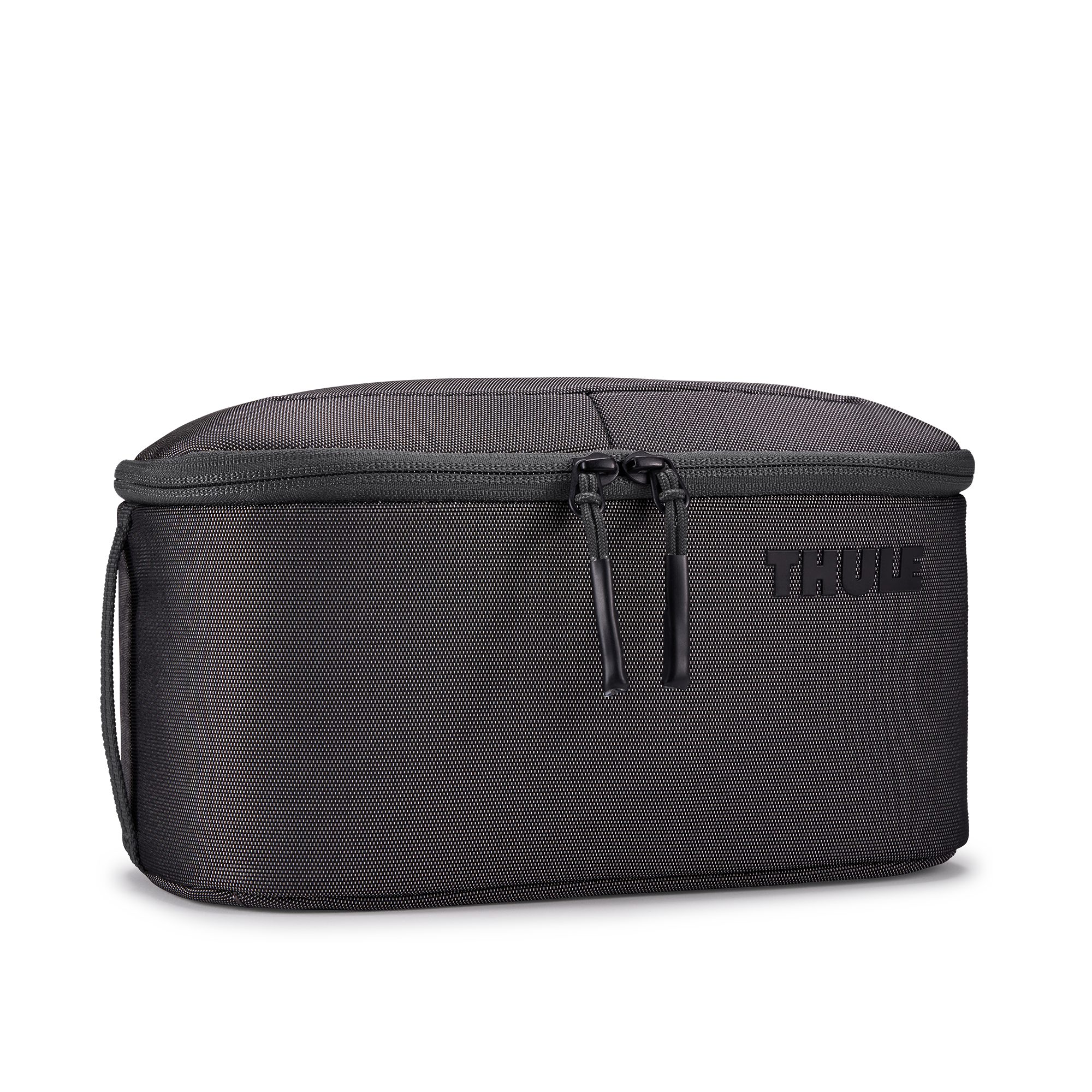 Thule Subterra Toiletry Bag in Vetiver Gray — front view # color_Vetiver Gray