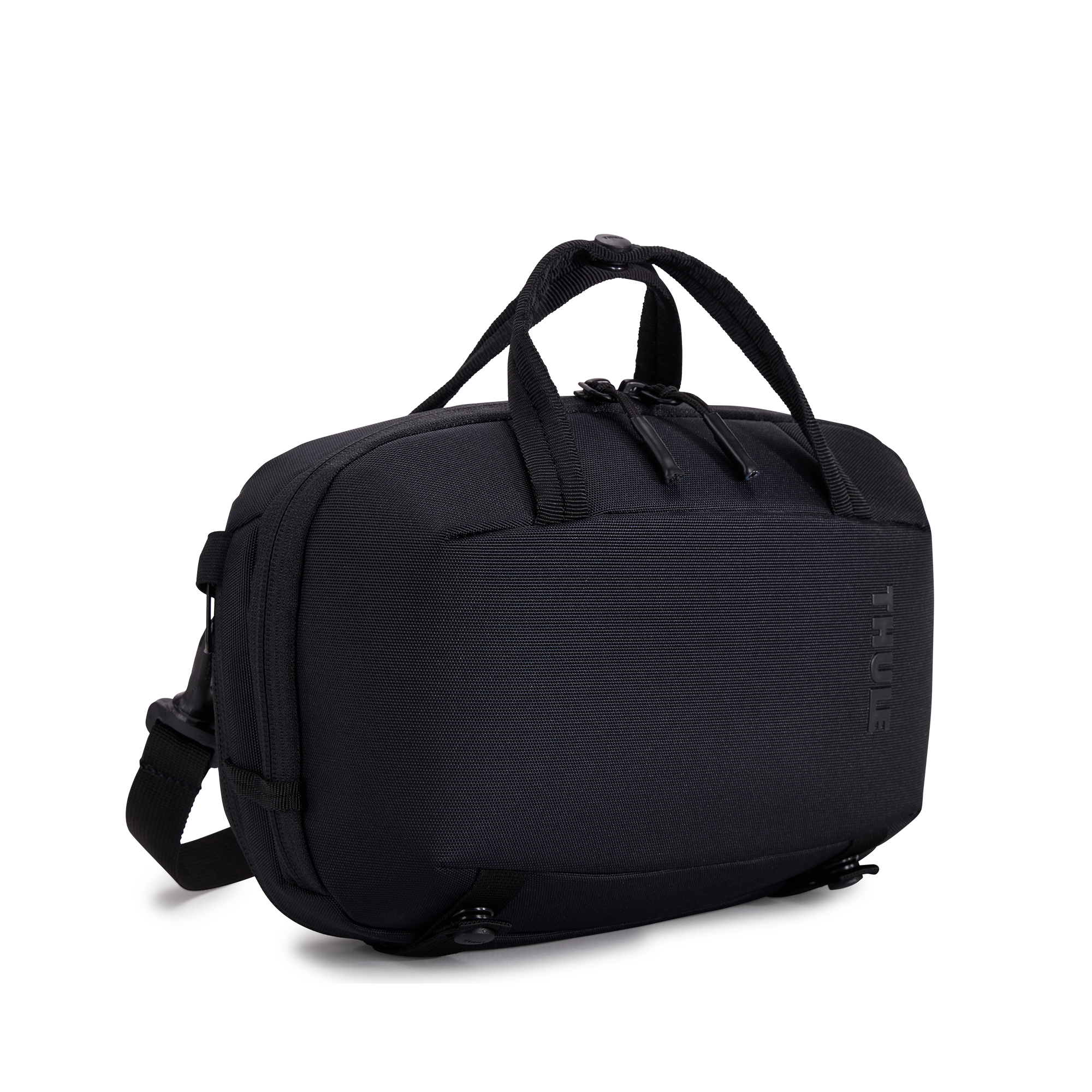 Thule Subterra Crossbody 5L in Black — front view # color_Black