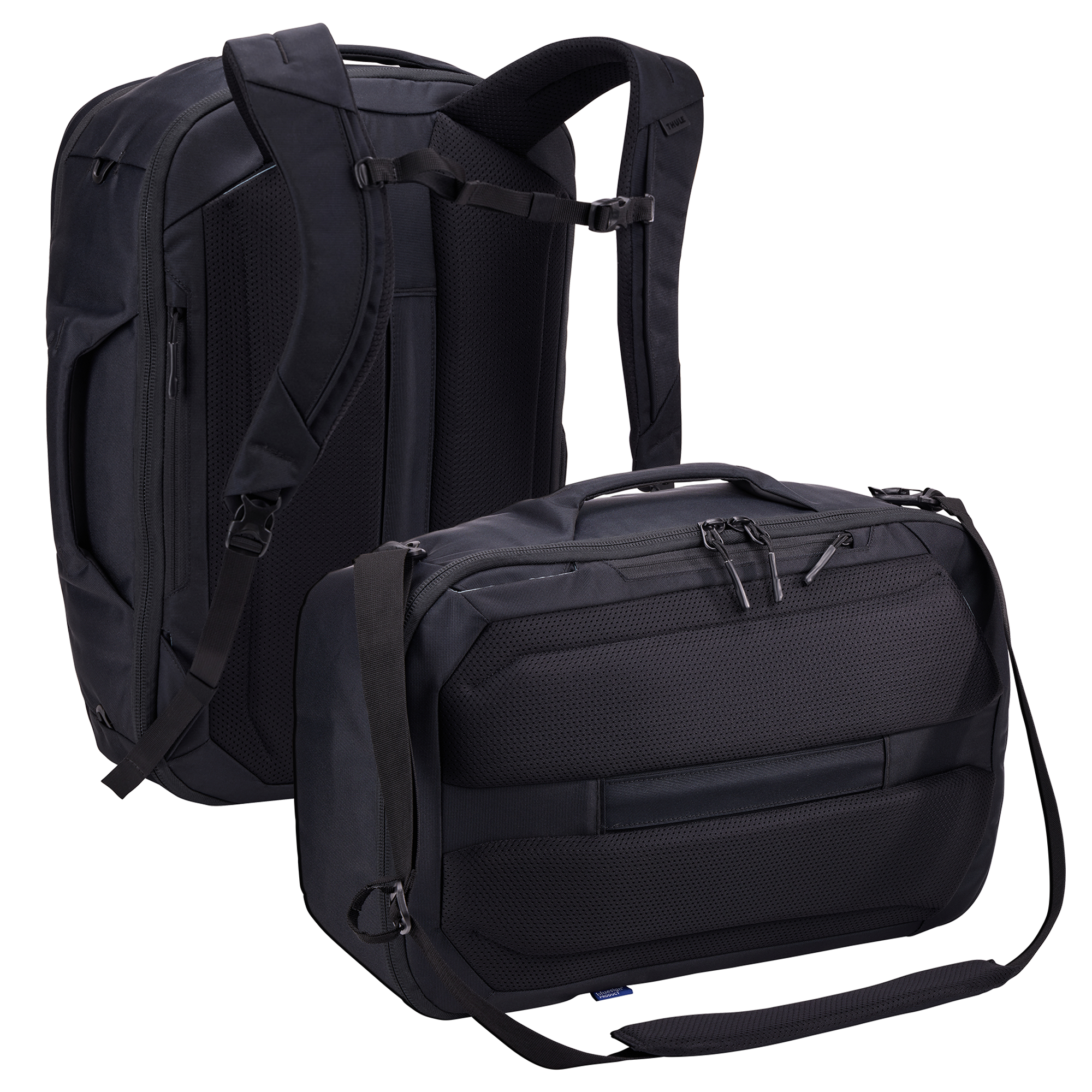 Thule Subterra Convertible Carry-on in Black — angle view 2 # color_Black
