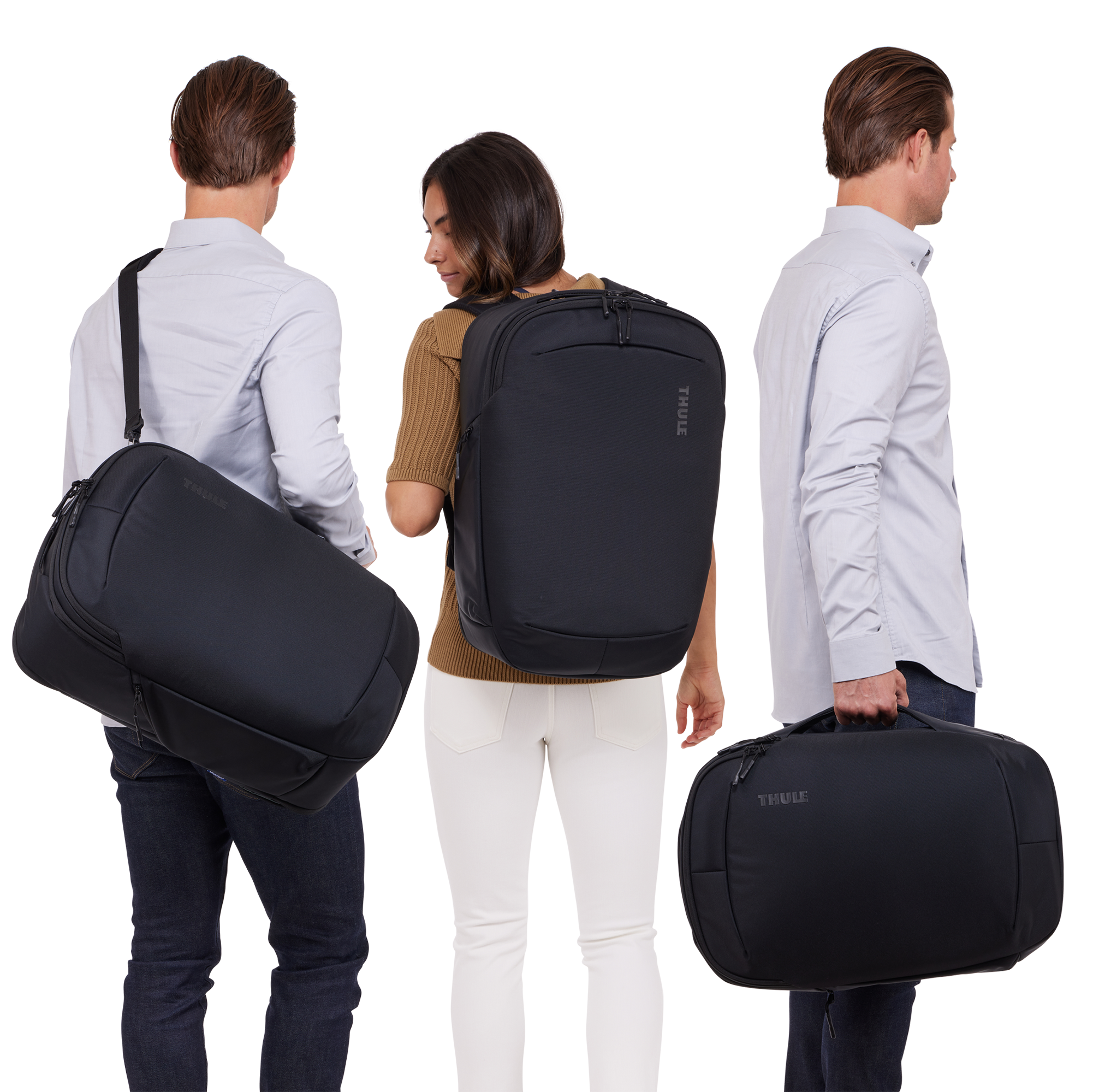Thule Subterra Convertible Carry-on in Black — lifestyle # color_Black