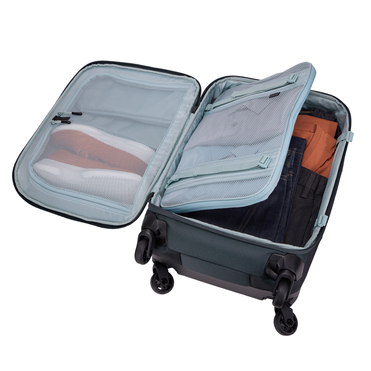 Thule Subterra 2 Carry On Spinner 35L in Dark Slate — lifestyle
