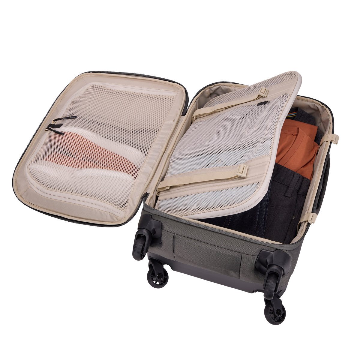 Thule Subterra 2 Carry On Spinner 35L in Vetiver Gray — lifestyle