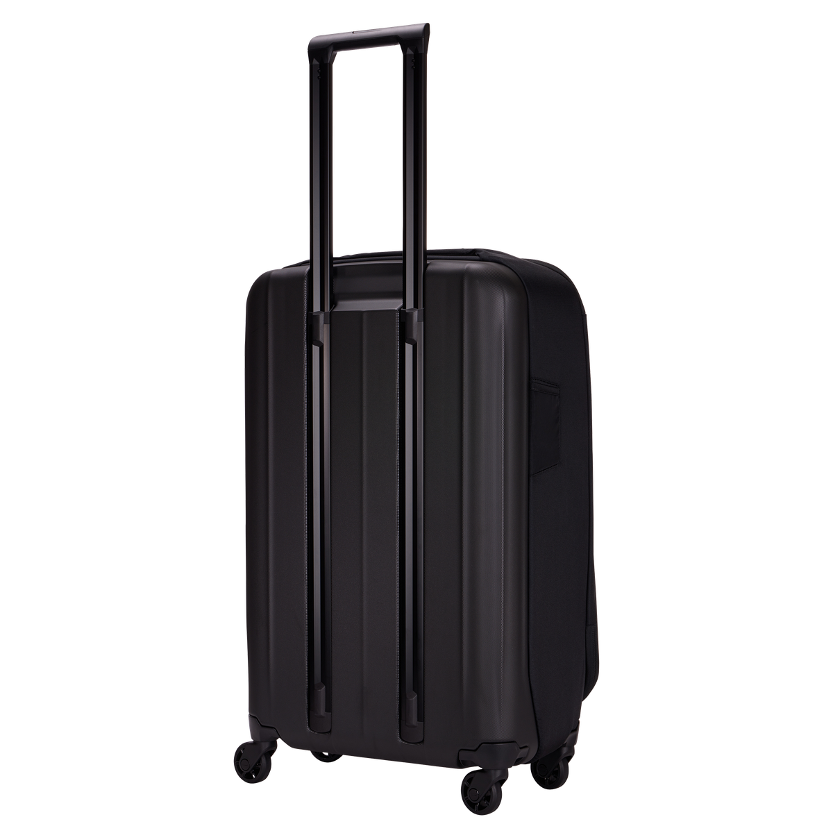 Thule Subterra 2 Checked Spinner 65L in Black — back view